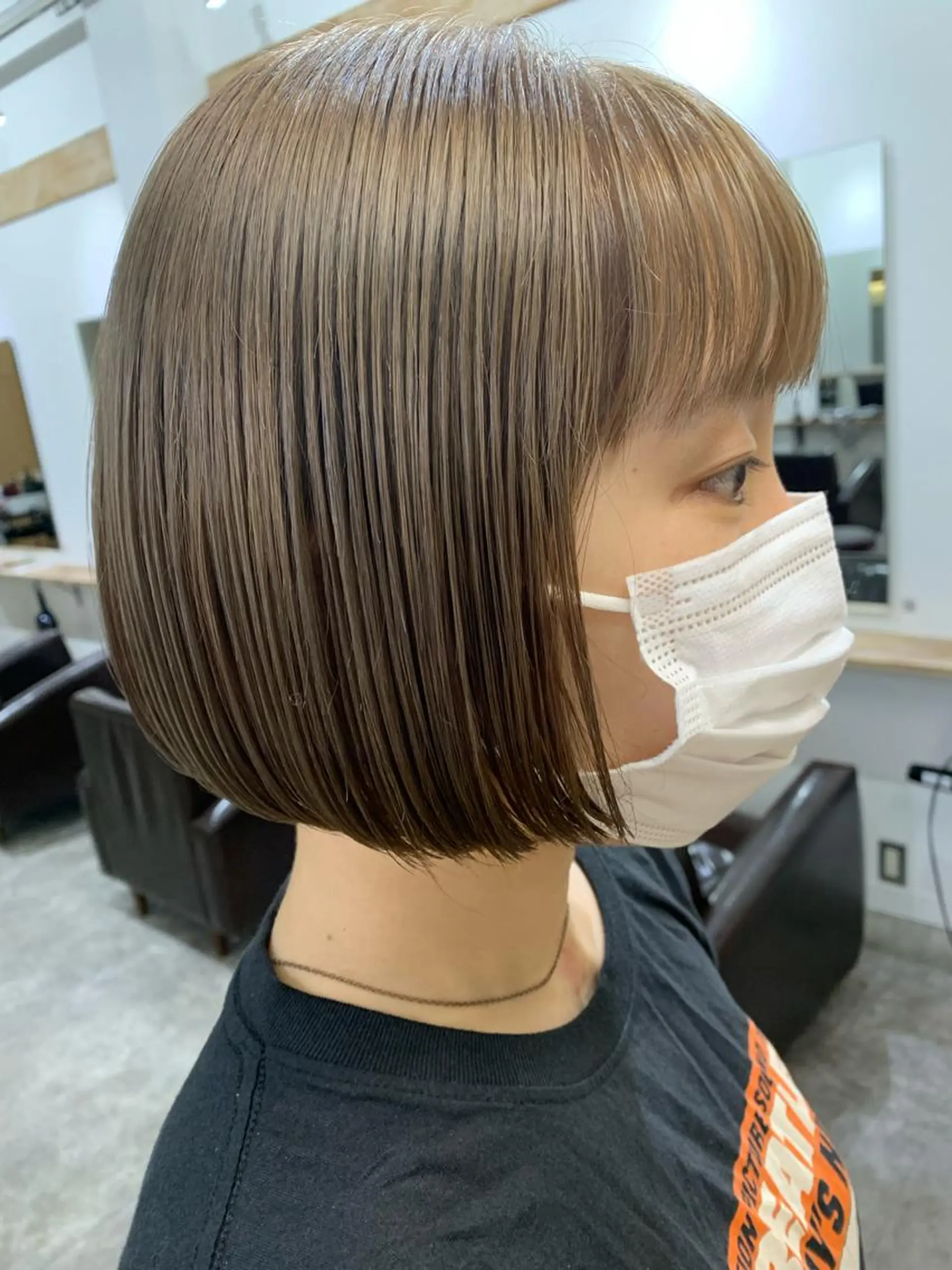 ショート 東のりか/ハイトーン ブリーチカラー/ボブのヘアスタイル