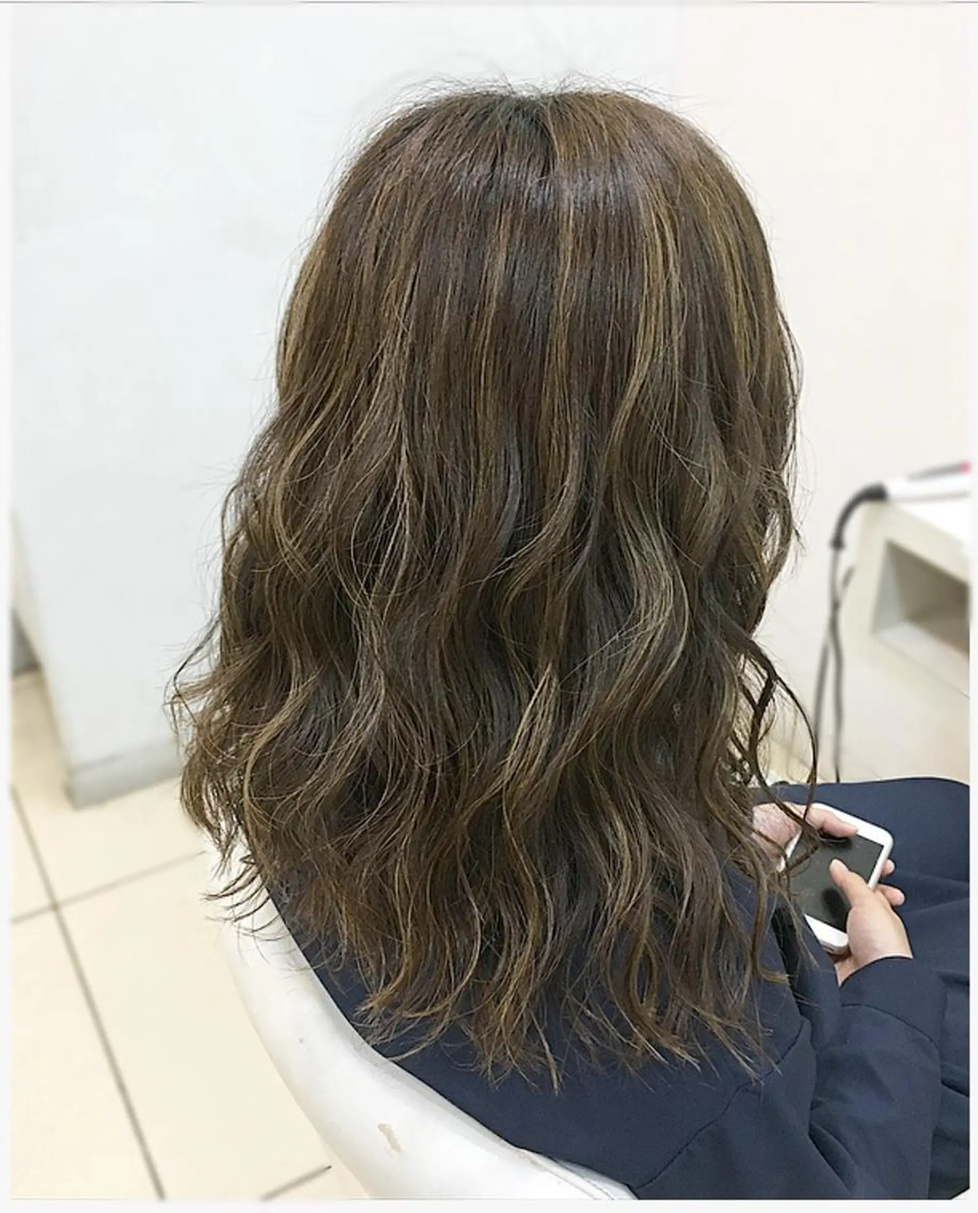 ミディアム ハイライト カット ヘアカラー 💎髪質改善特化/ 町田莉彩💎のヘアスタイル