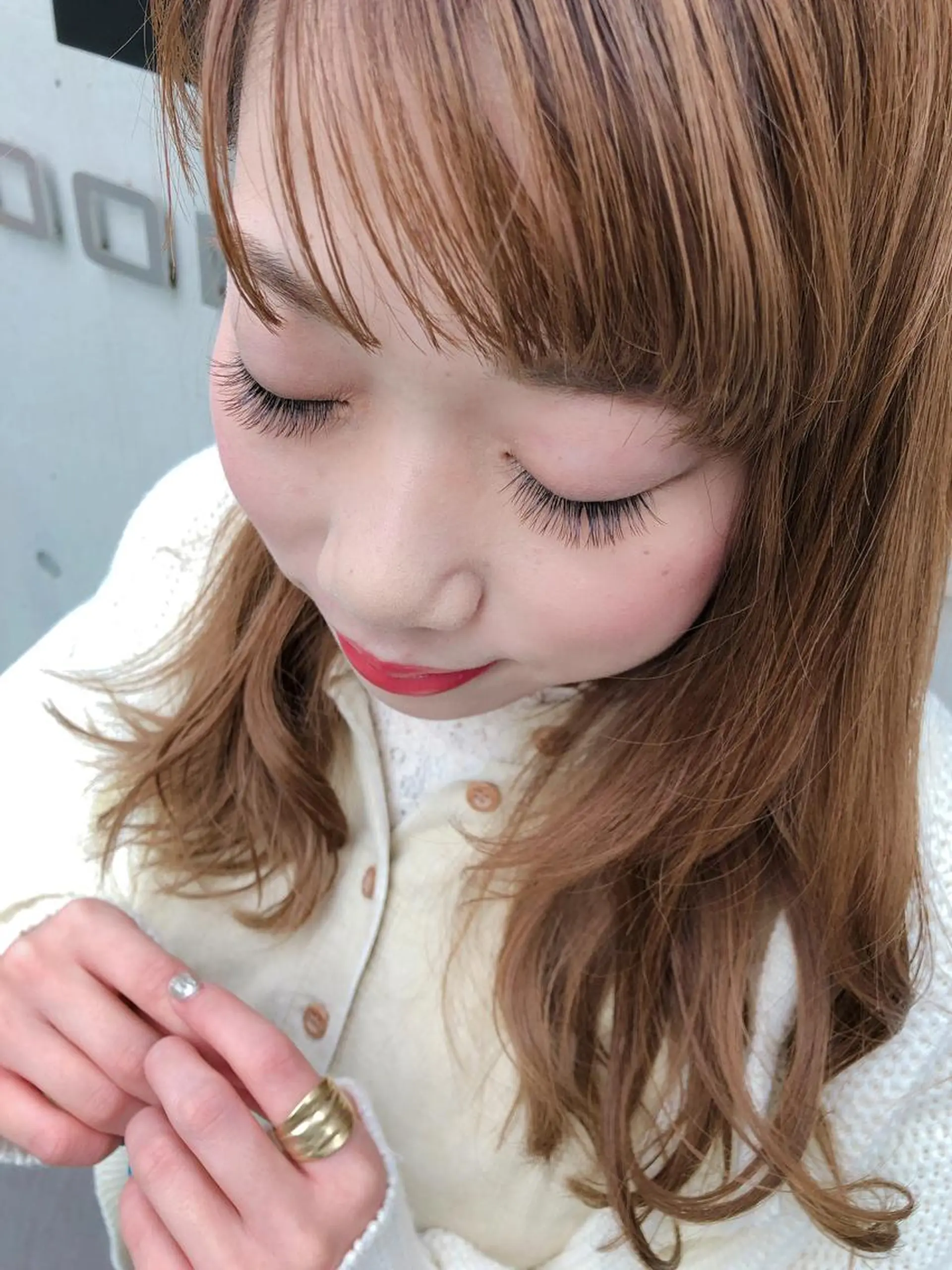 マツエク・マツパ カラーマツエク フラットラッシュ ナチュラル アニュ表参道💎 Aiのマツエク・マツパデザイン