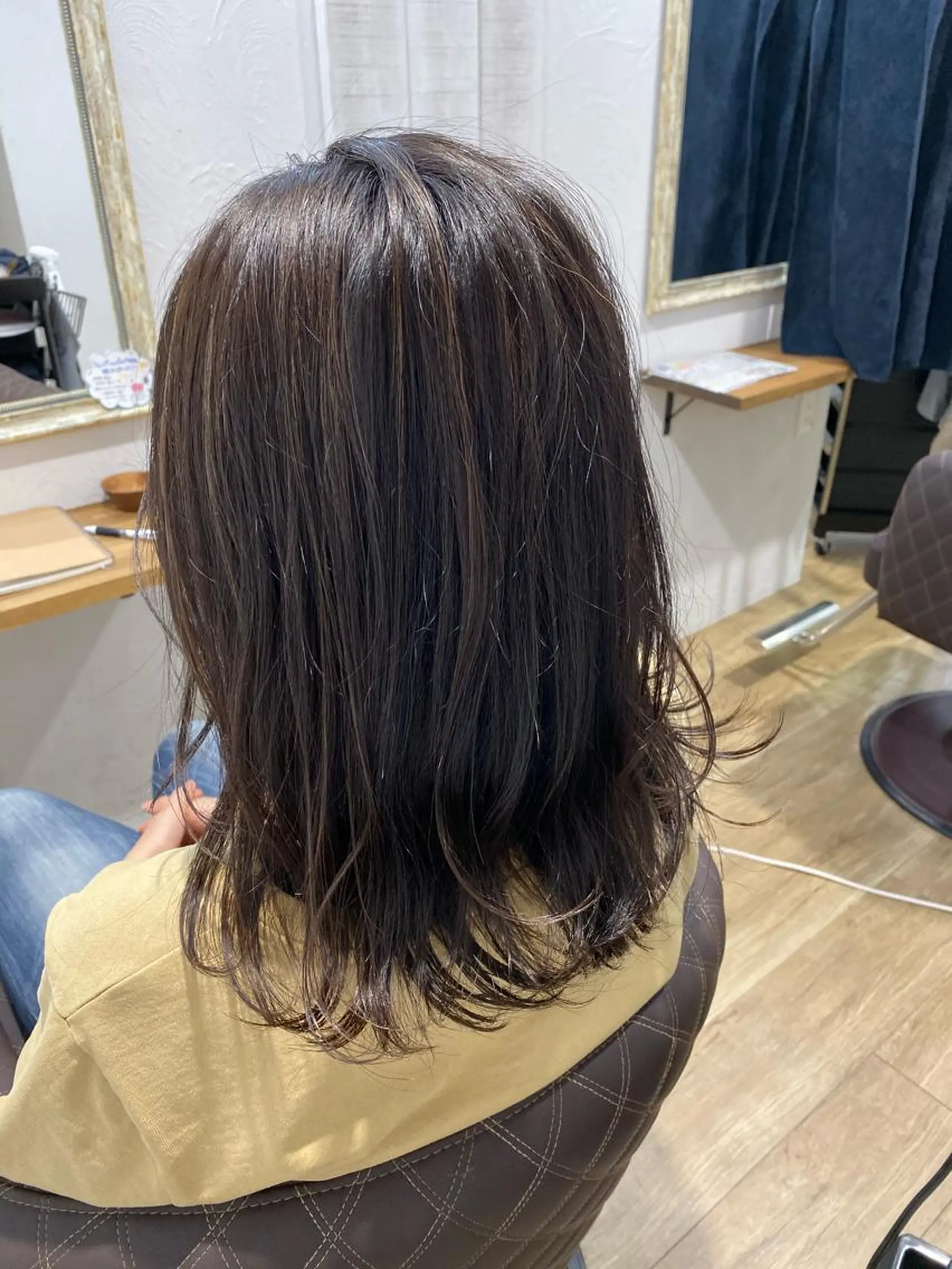 ミディアム ハイライト 大橋 聖哉のヘアスタイル