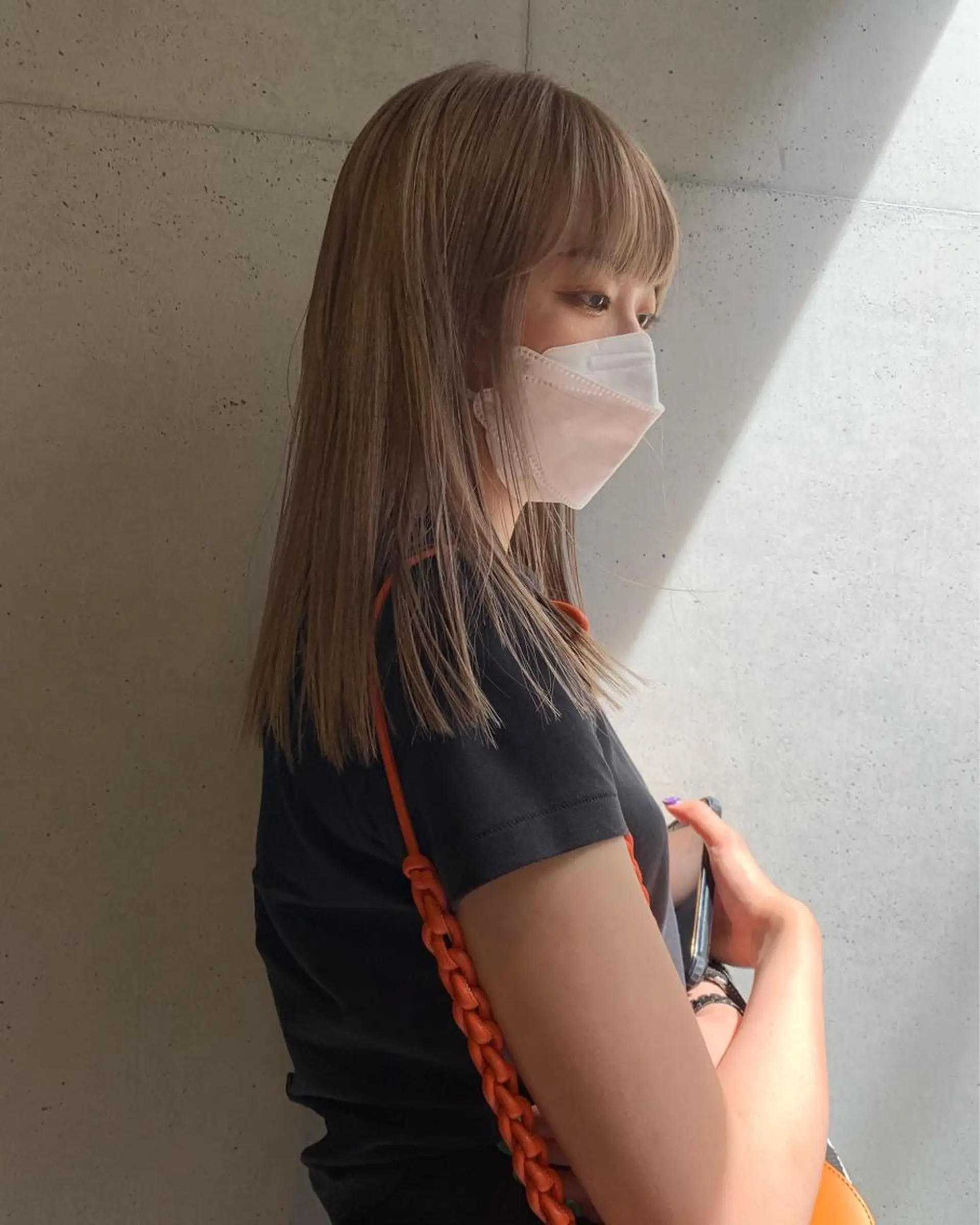 ミディアム カラー カット ヘアカラー トリートメント 似合わせウルフ/ レイヤー/山本祐輔のヘアスタイル