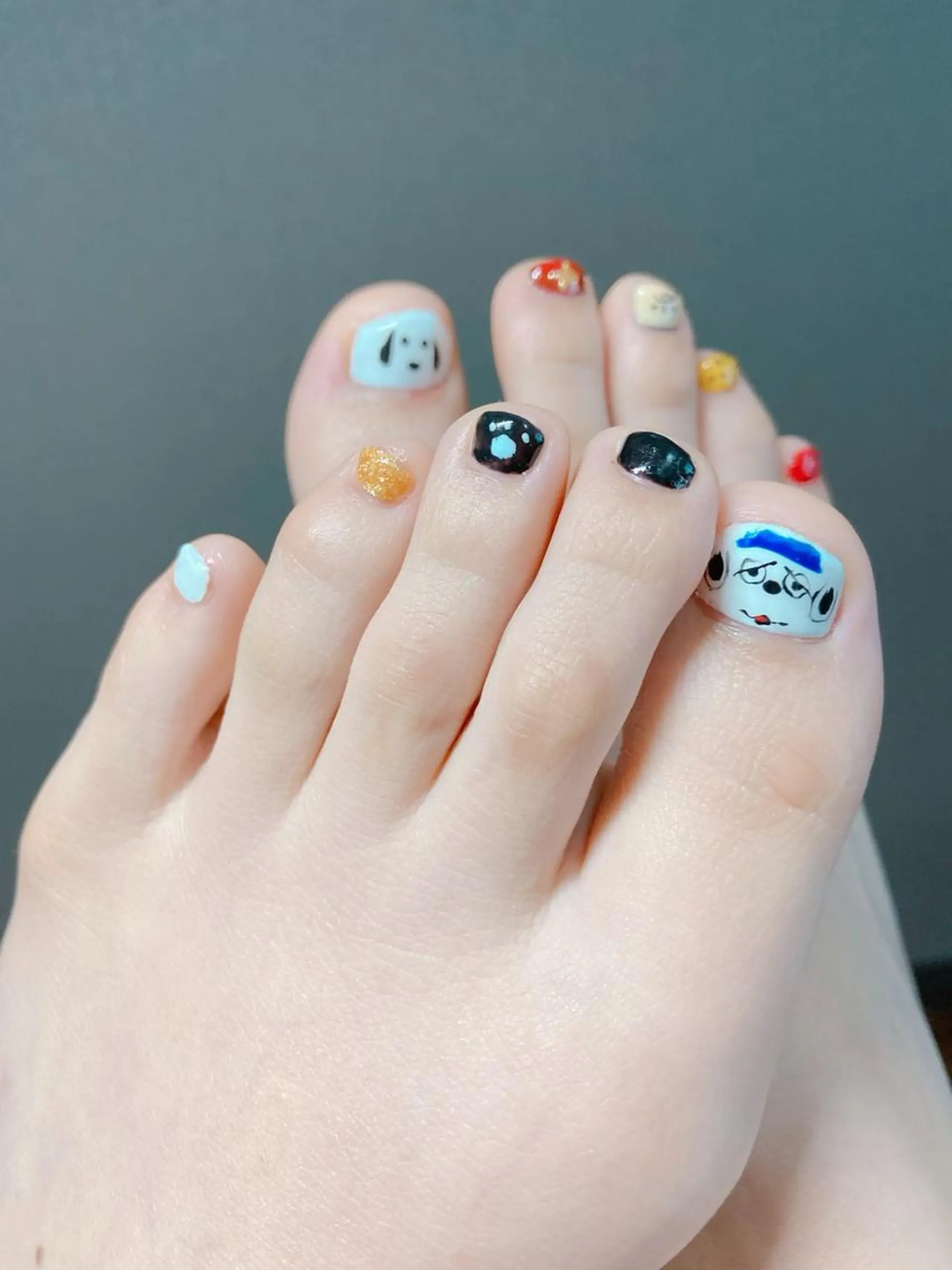 ネイル フットネイル 持ち込み lulucharis nailのネイルデザイン