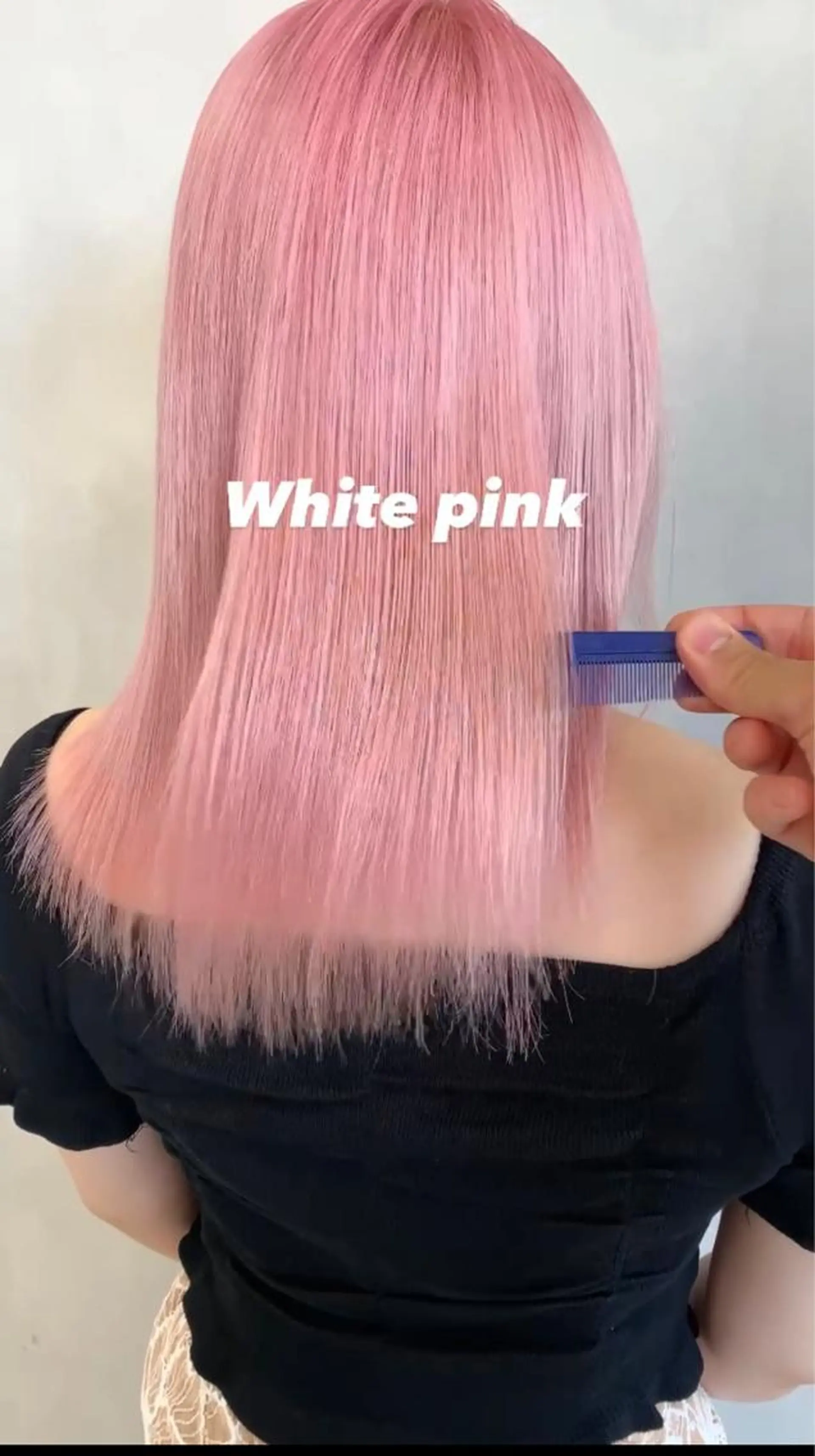 ミディアム カラー ヘアカラー ハイトーン特化サロン 代表　中谷蓮のヘアスタイル