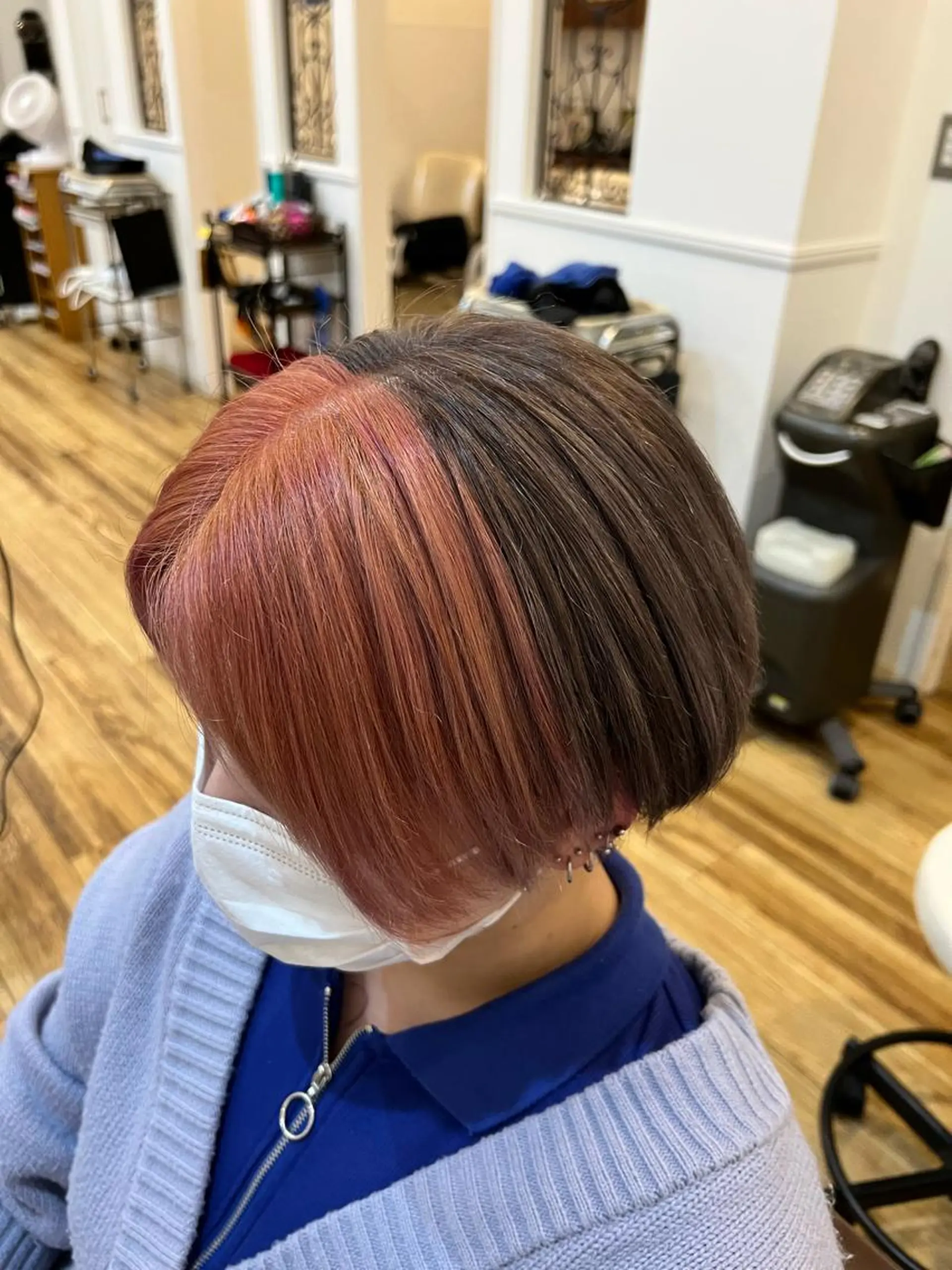 ミディアム カラー 🐰ハイトーンカラー 畠山 渡🐰のヘアスタイル