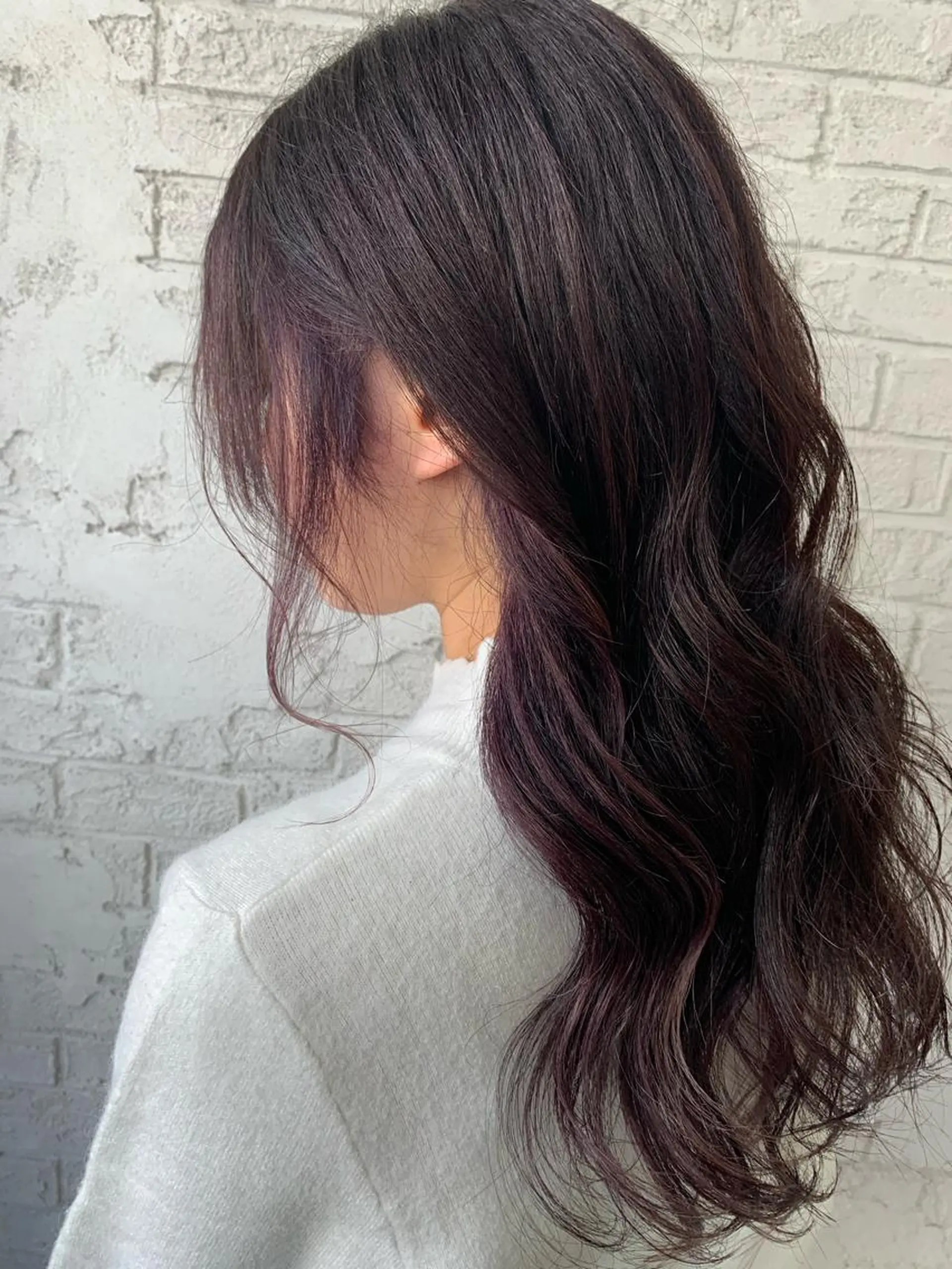 ロング パープルカラー 🇺🇸ハイライト特 化美容師🇺🇸漆沢のヘアスタイル