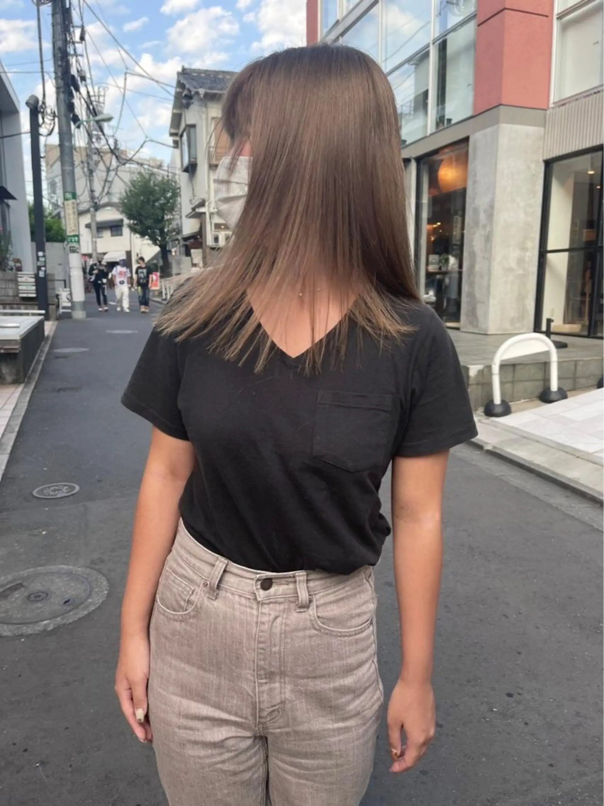 ロング カラー ブリーチ ケアブリーチ デザインカラー ダブルカラー イヤリングカラー ヘアカラー ARCANAブリーチ ダブルカラー🌟原宿のヘアスタイル