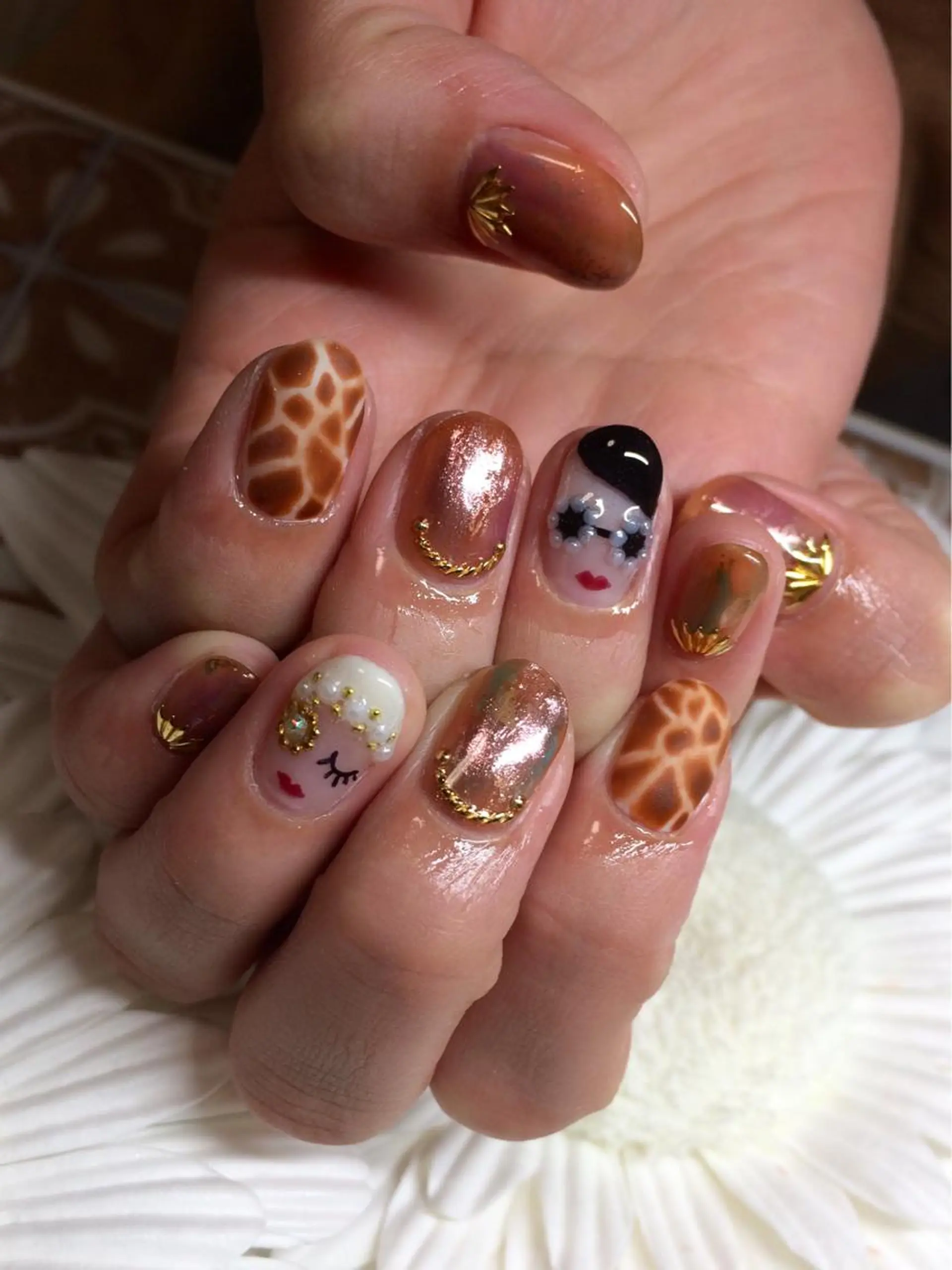 ネイル ハンドネイル Nailsalon E's cafeのネイルデザイン