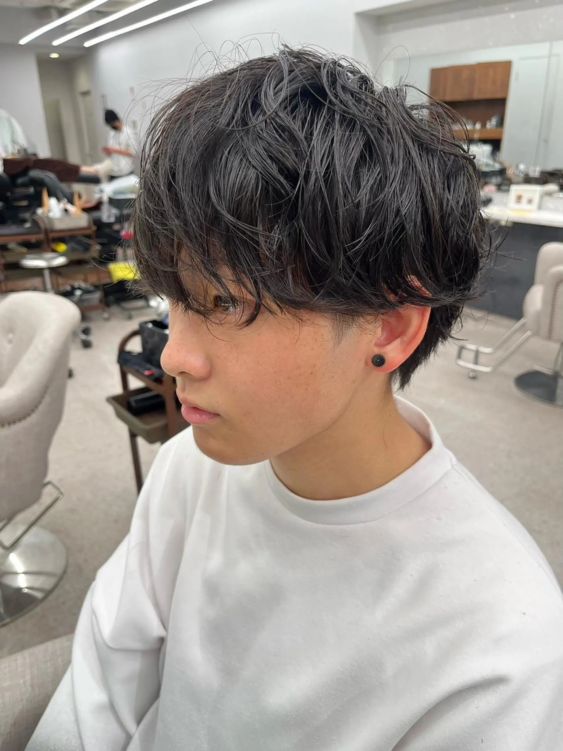 パーマ メンズ 🍐シャドウパーマ メンズ特化/守岡🍐のヘアスタイル