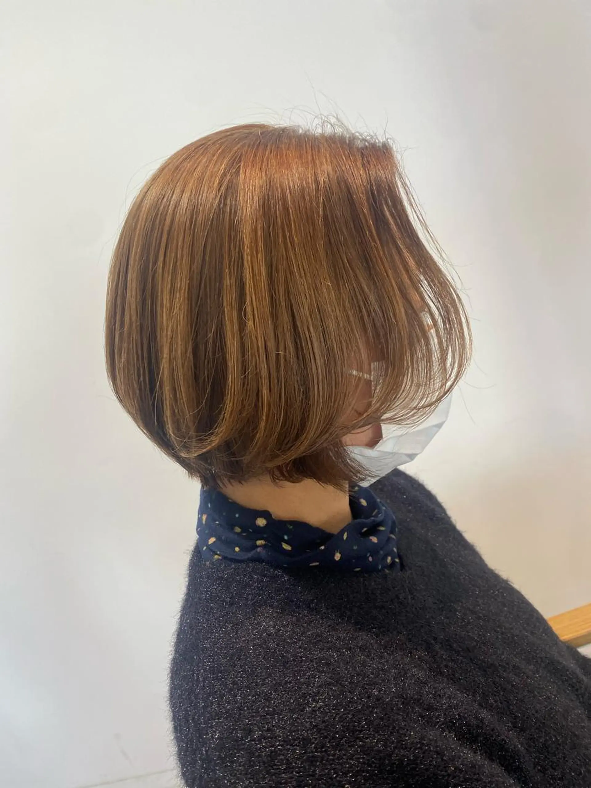 ショート ボブレイヤー ボブ レイヤーカット カット ヘアカラー くろだ まみのヘアスタイル