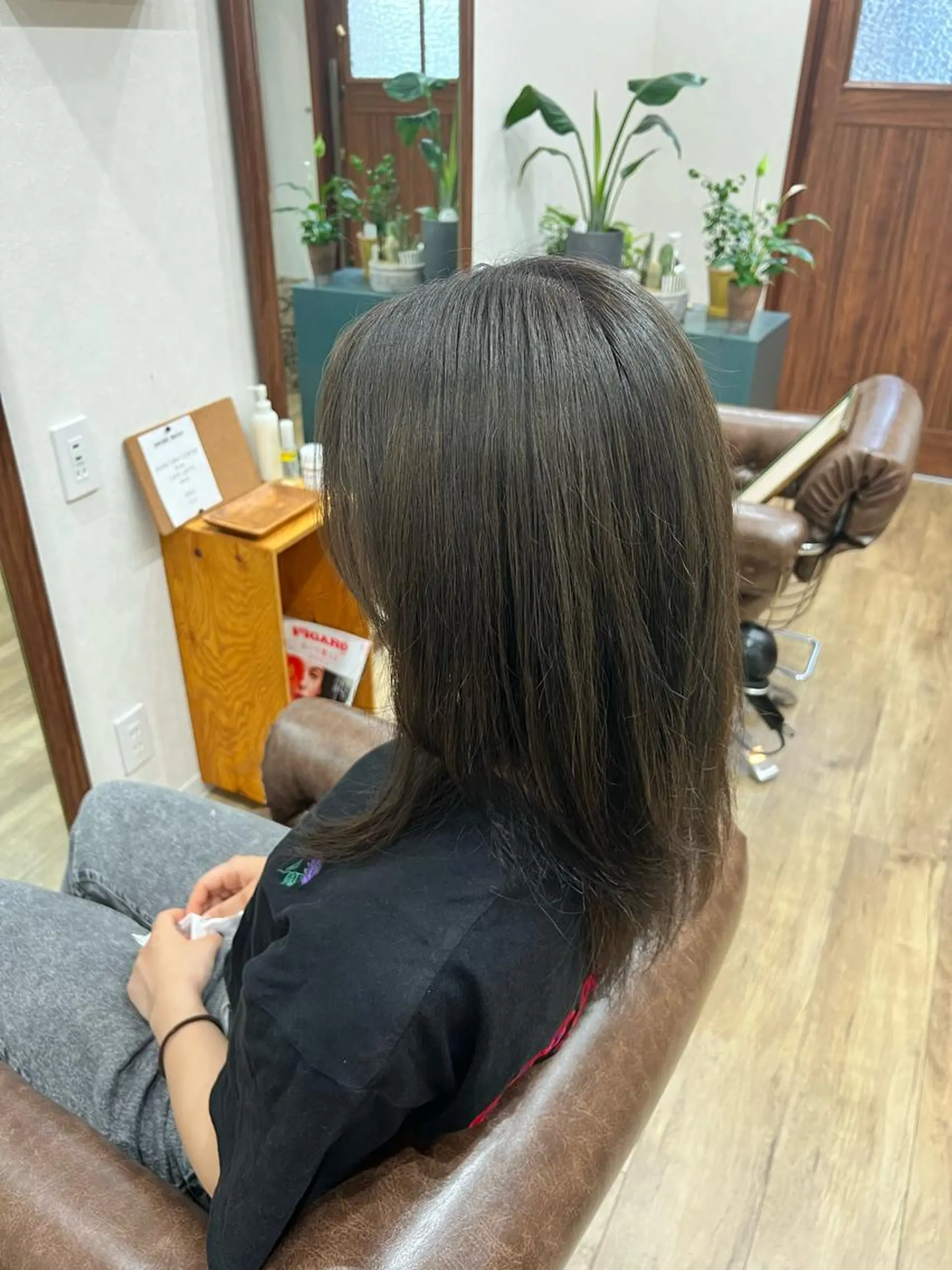 ミディアム カラー ベージュカラー 🍇おぐら めぐみ🍇のヘアスタイル