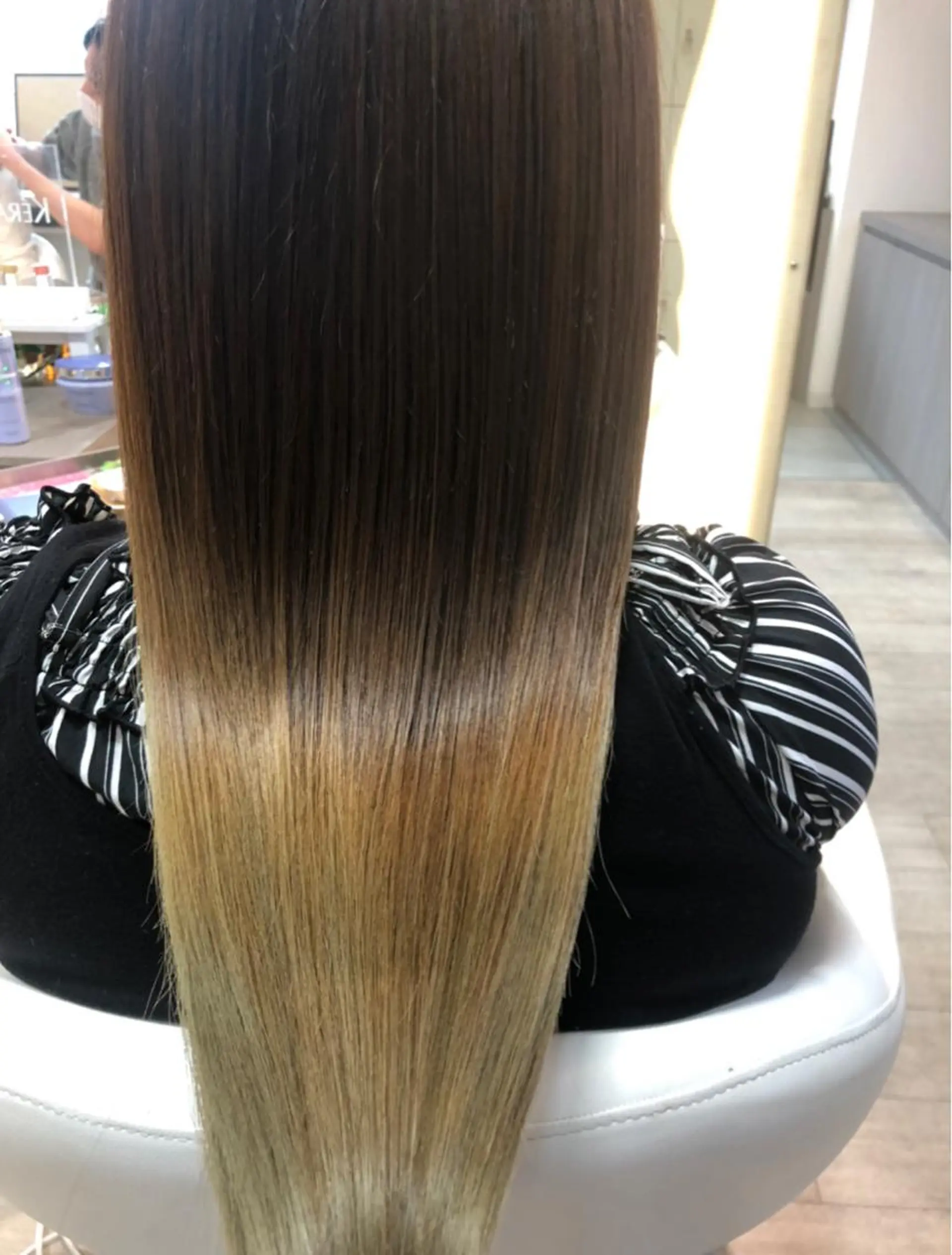 ロング 髪質改善 トリートメント ブリーチ/髪質改善 NYNY大久保のヘアスタイル
