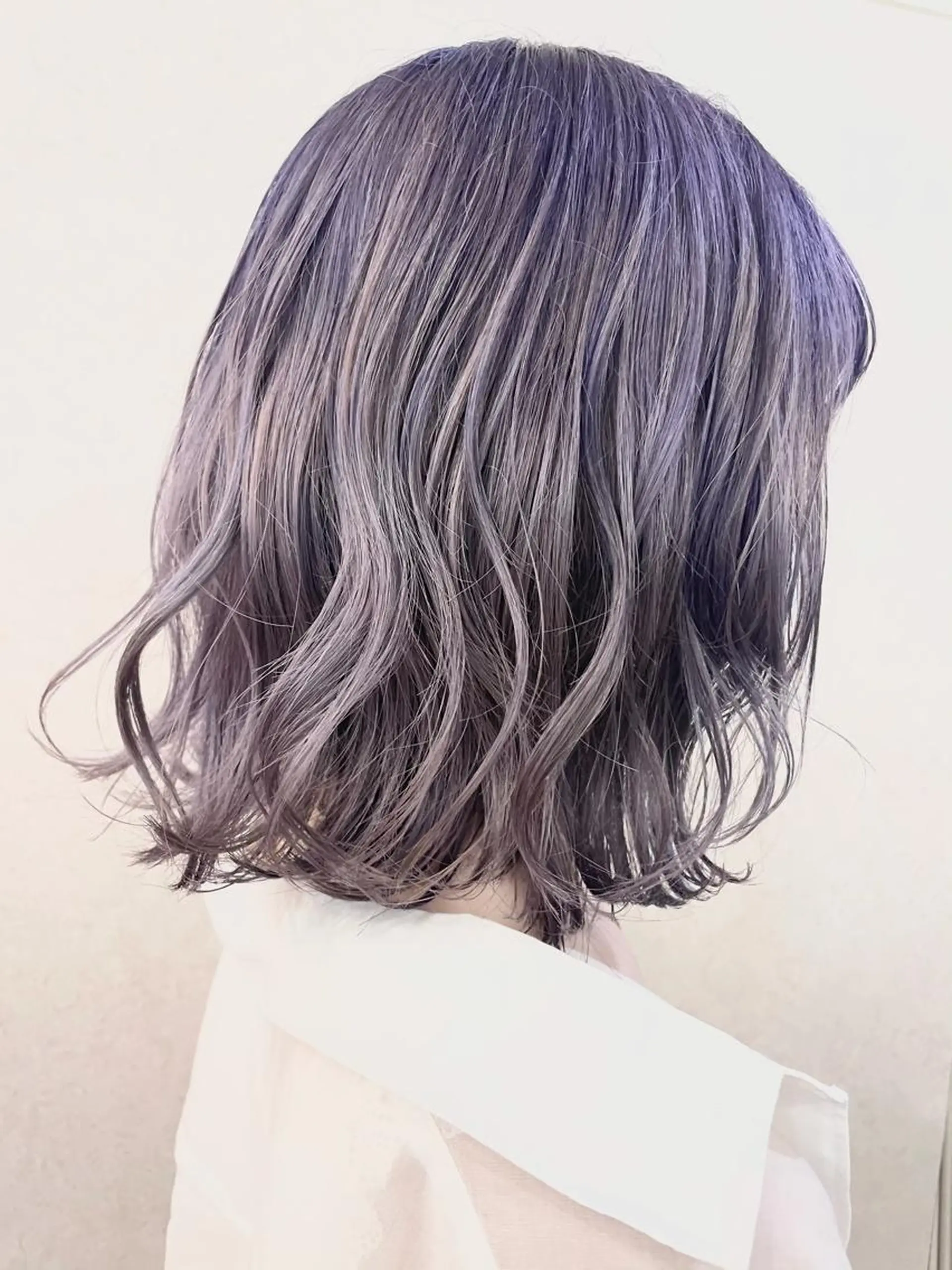 セミロング カラー パーマ ヘアアレンジ メンズ シールエクステ メンズバレイヤージュ メンズブリーチ メンズハイライト メンズインナーカラー 🦋高瀬寛菜🦋 韓国/ブリーチのヘアスタイル