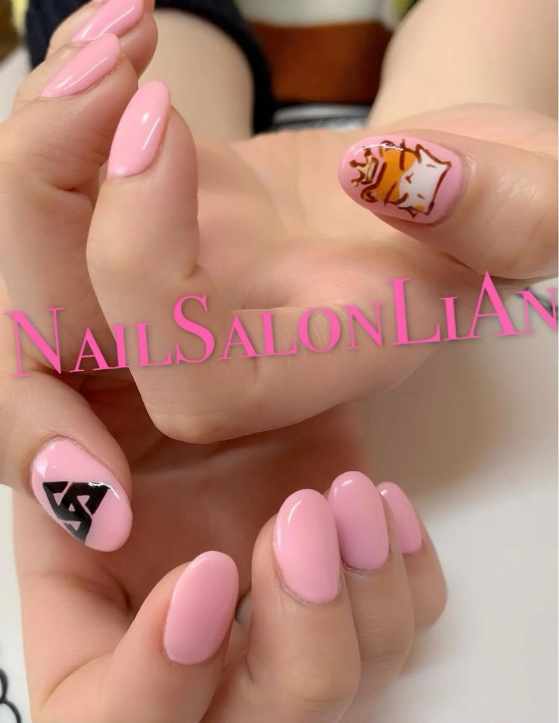 ネイル アートネイル 持ち込み シンプルネイル NailSalon LiAnのネイルデザイン