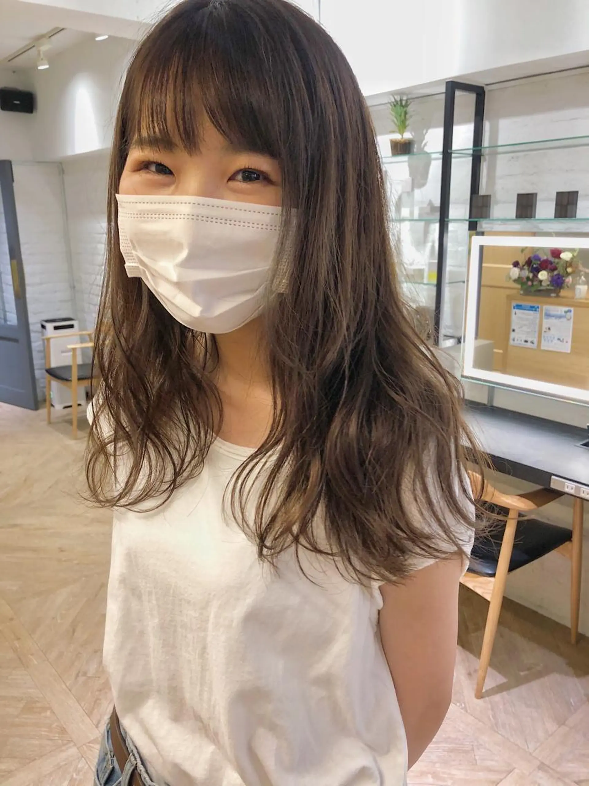 セミロング アッシュ ボブ/レイヤー 🌟梅田盛一🌟のヘアスタイル