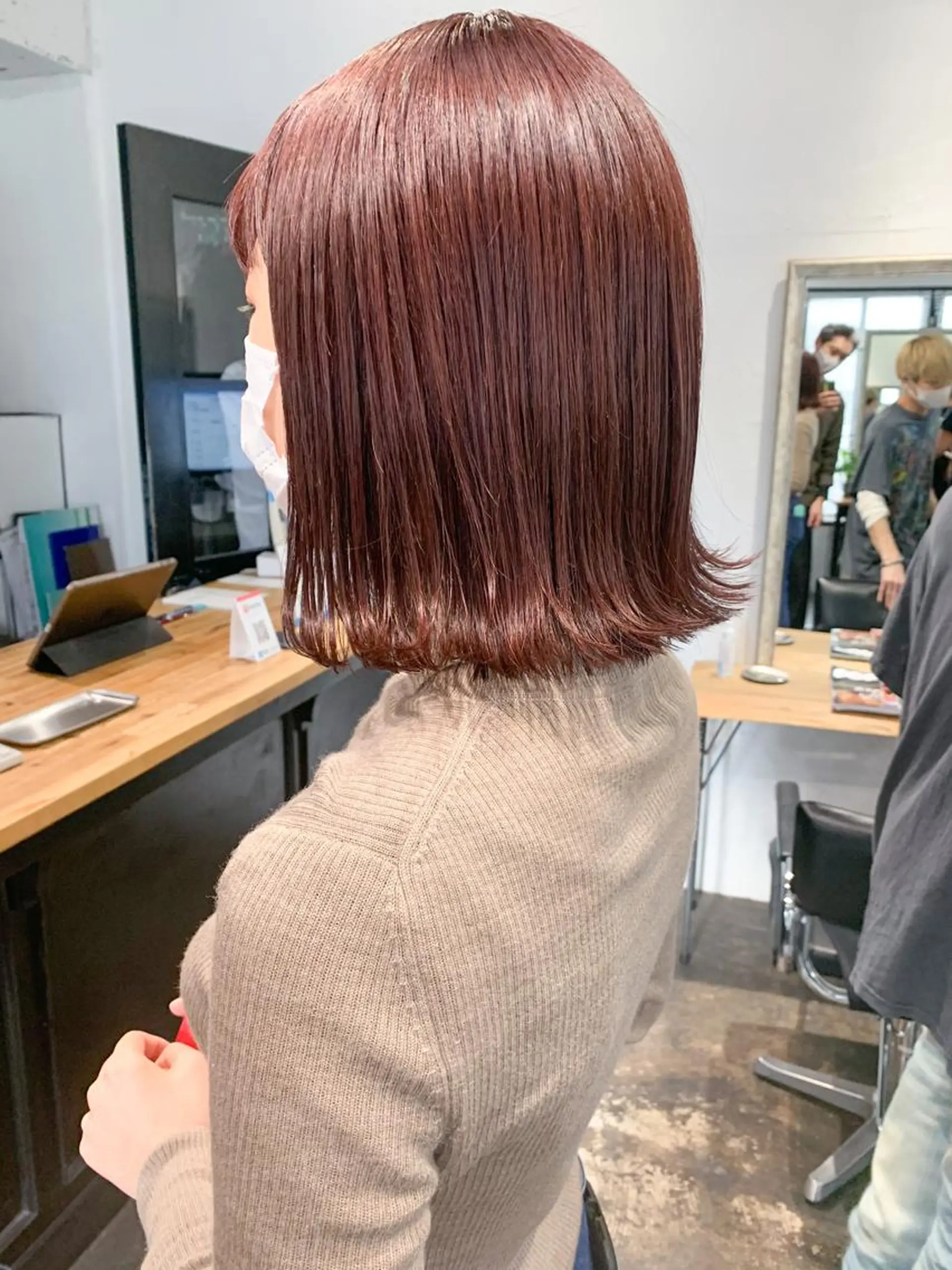 ショート カラー ブリーチ ケアブリーチ ハイトーンカラー ピンクカラー ボブ topstylist fukudaのその他イメージ