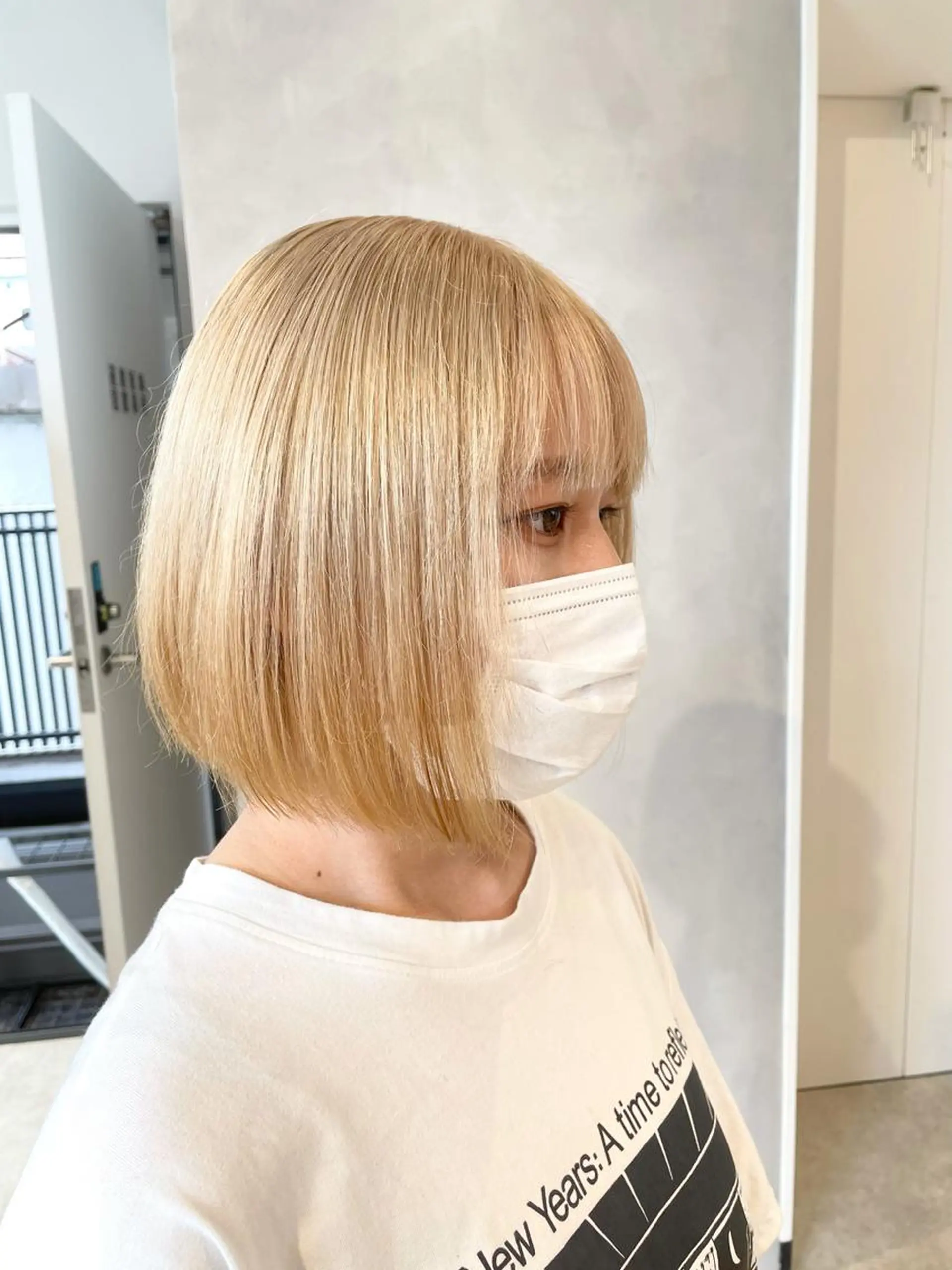 ショート カラー ハイトーン×レイヤー ／遠藤将太のヘアスタイル