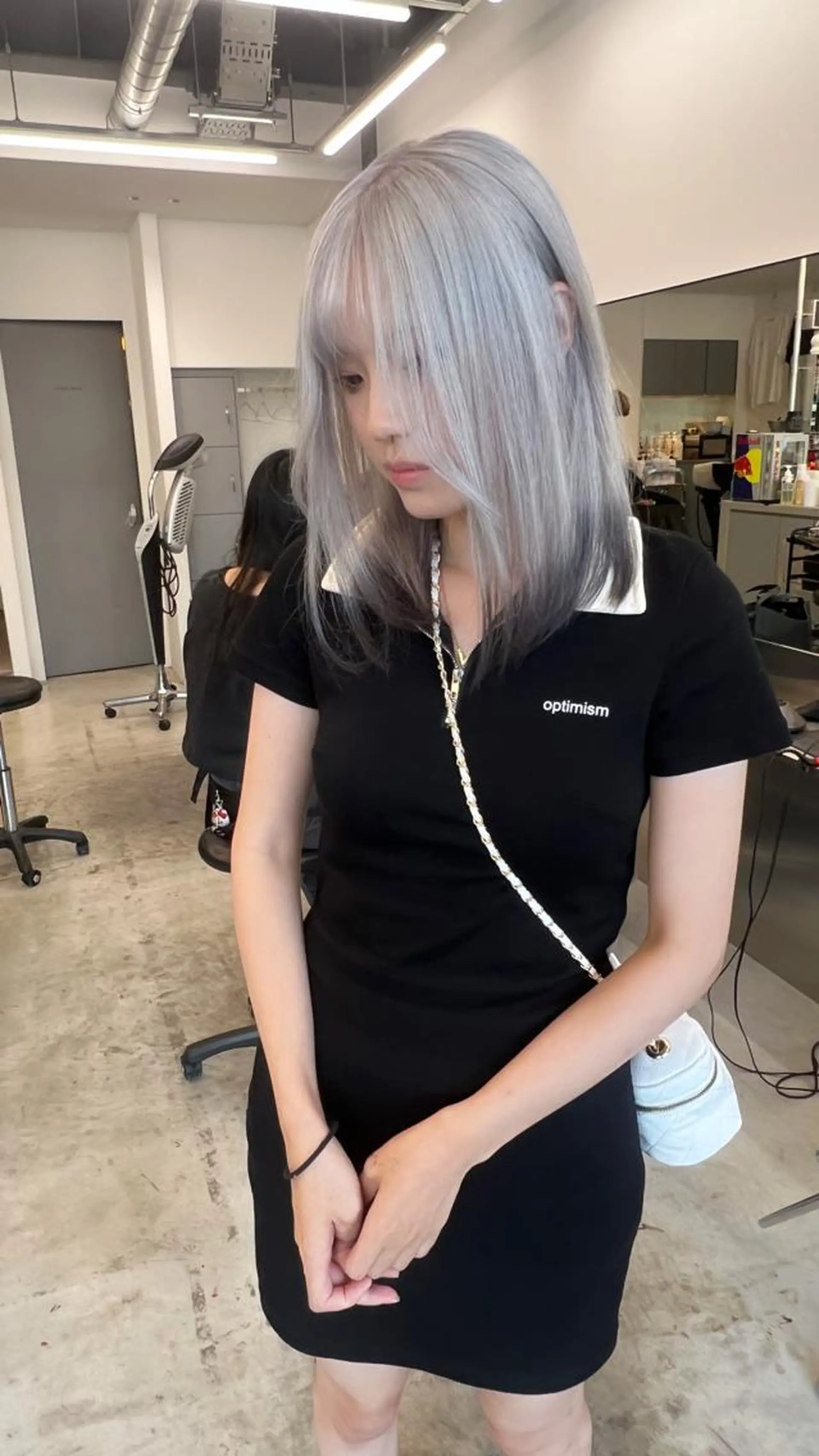 カラー ヘアカラー 小森春果/透け感/ ケラスターゼ/艶髪のヘアスタイル