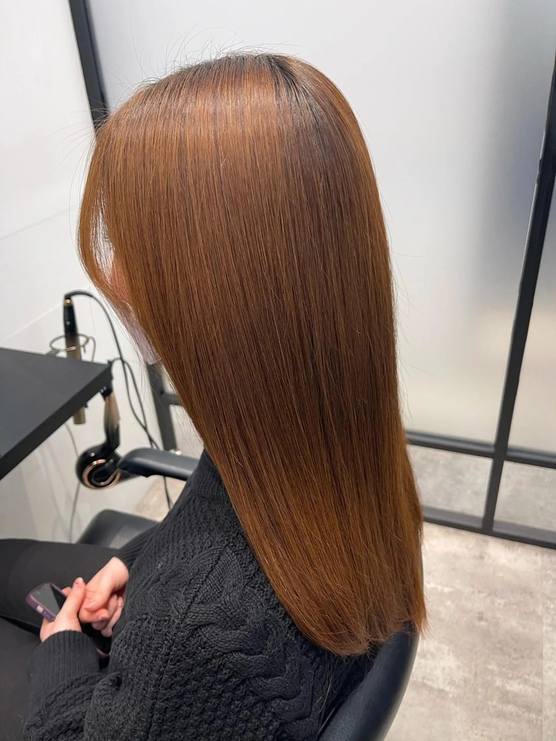 ロング 髪質改善 縮毛矯正 トリートメント answer銀座 店長💐HIDEのヘアスタイル