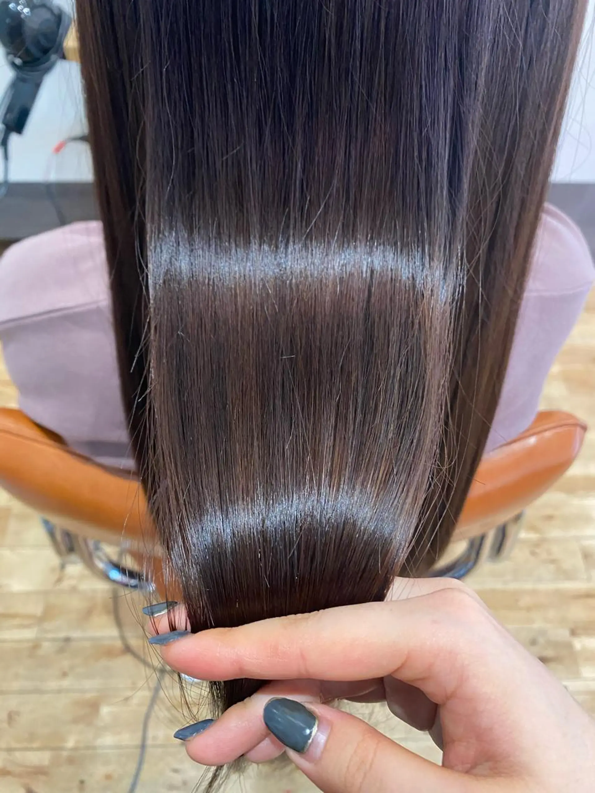 ロング カラー 髪質改善 トリートメント トリートメント ｱｵﾇﾏﾐﾕ☁️ /ボブ/ハイトーン/のヘアスタイル