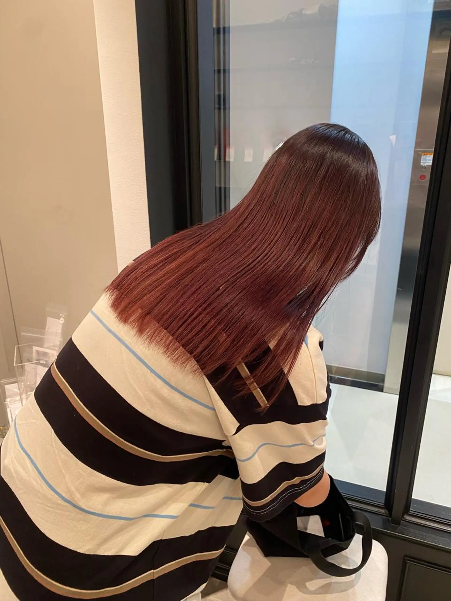 セミロング ヘアカラー riria/ボブ /透明感カラー🎀のヘアスタイル