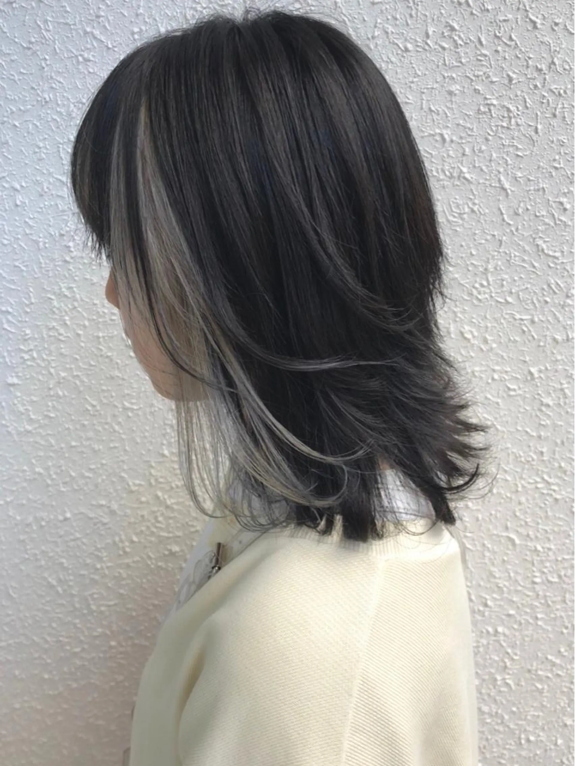 セミロング カラー ヘアアレンジ 佐藤 魁人のヘアスタイル