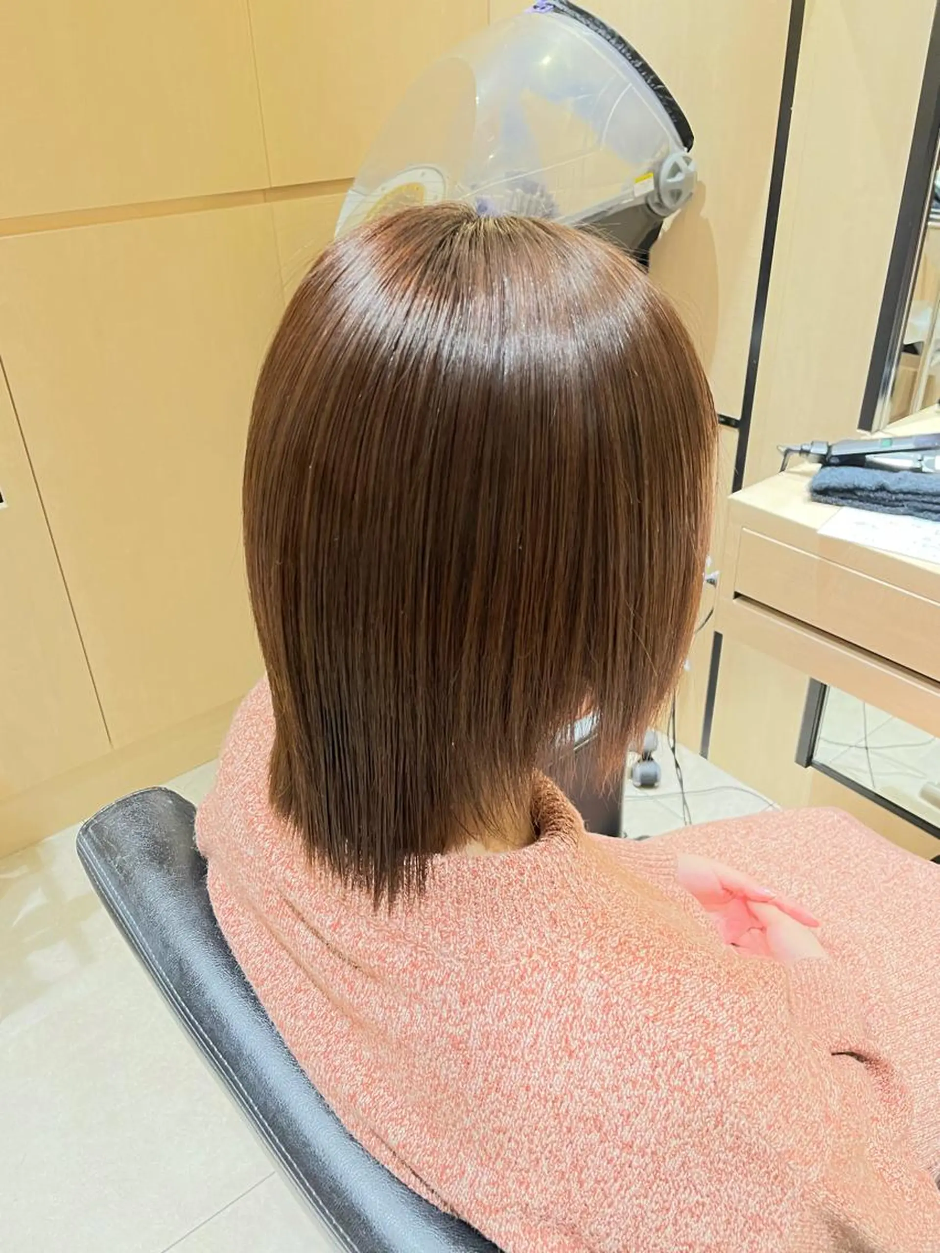 ミディアム パーマ ヘアアレンジ ストレートパーマ 8HAIR / MAYUのヘアスタイル