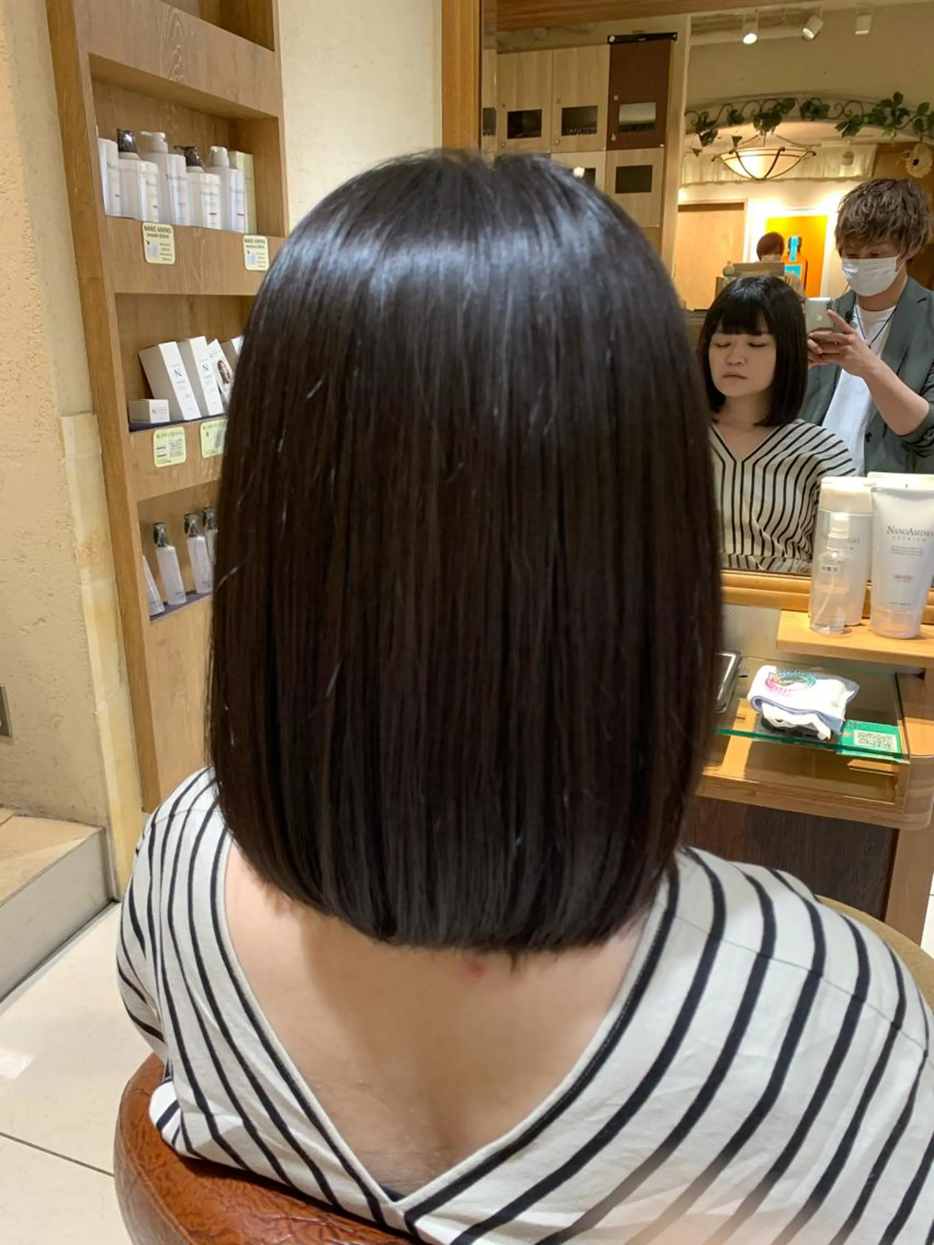 ミディアム 新宿メンズパーマ特化 メンズバレイヤージュのヘアスタイル