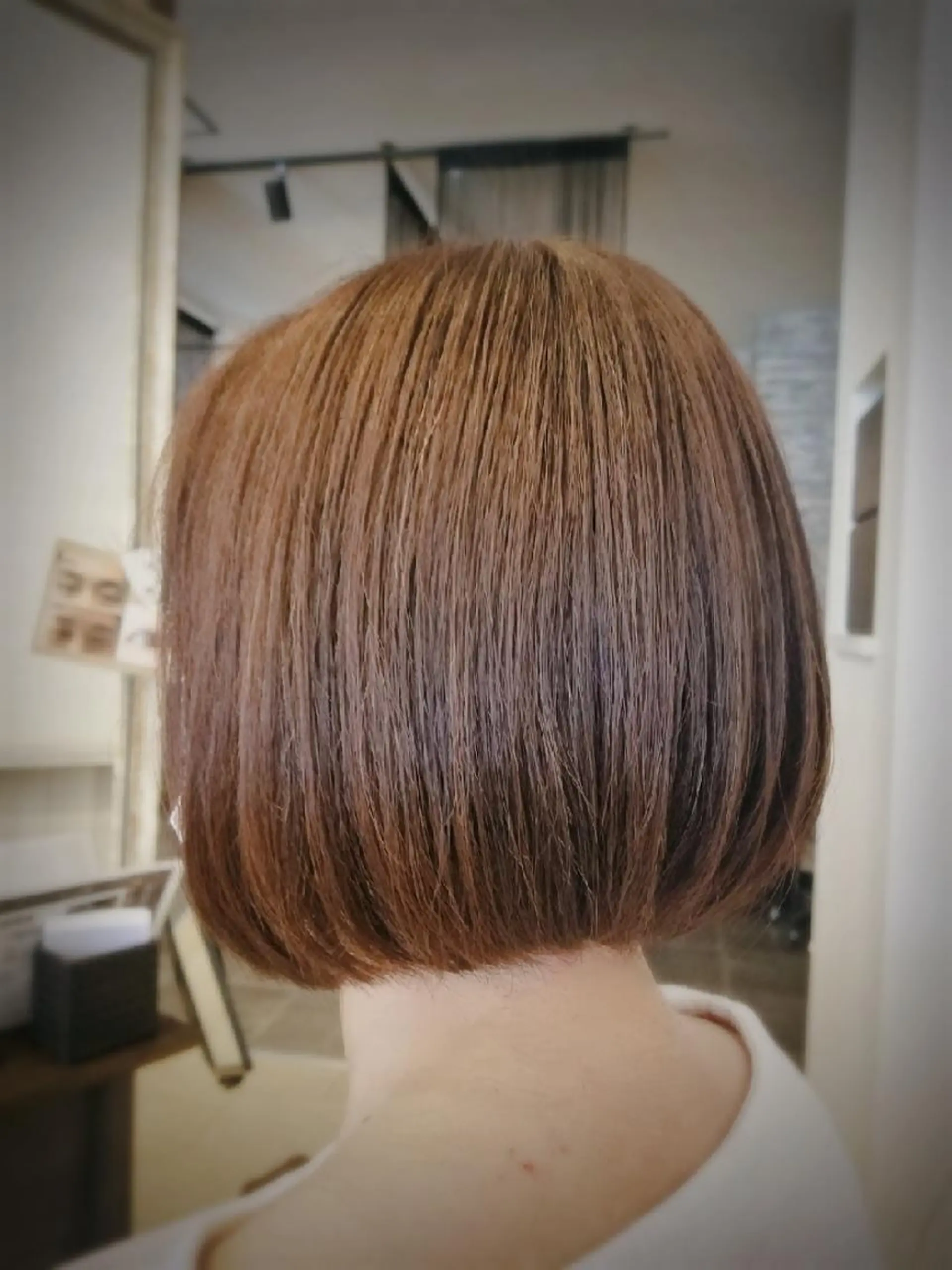 ミディアム ボブ 坂本 純子のヘアスタイル