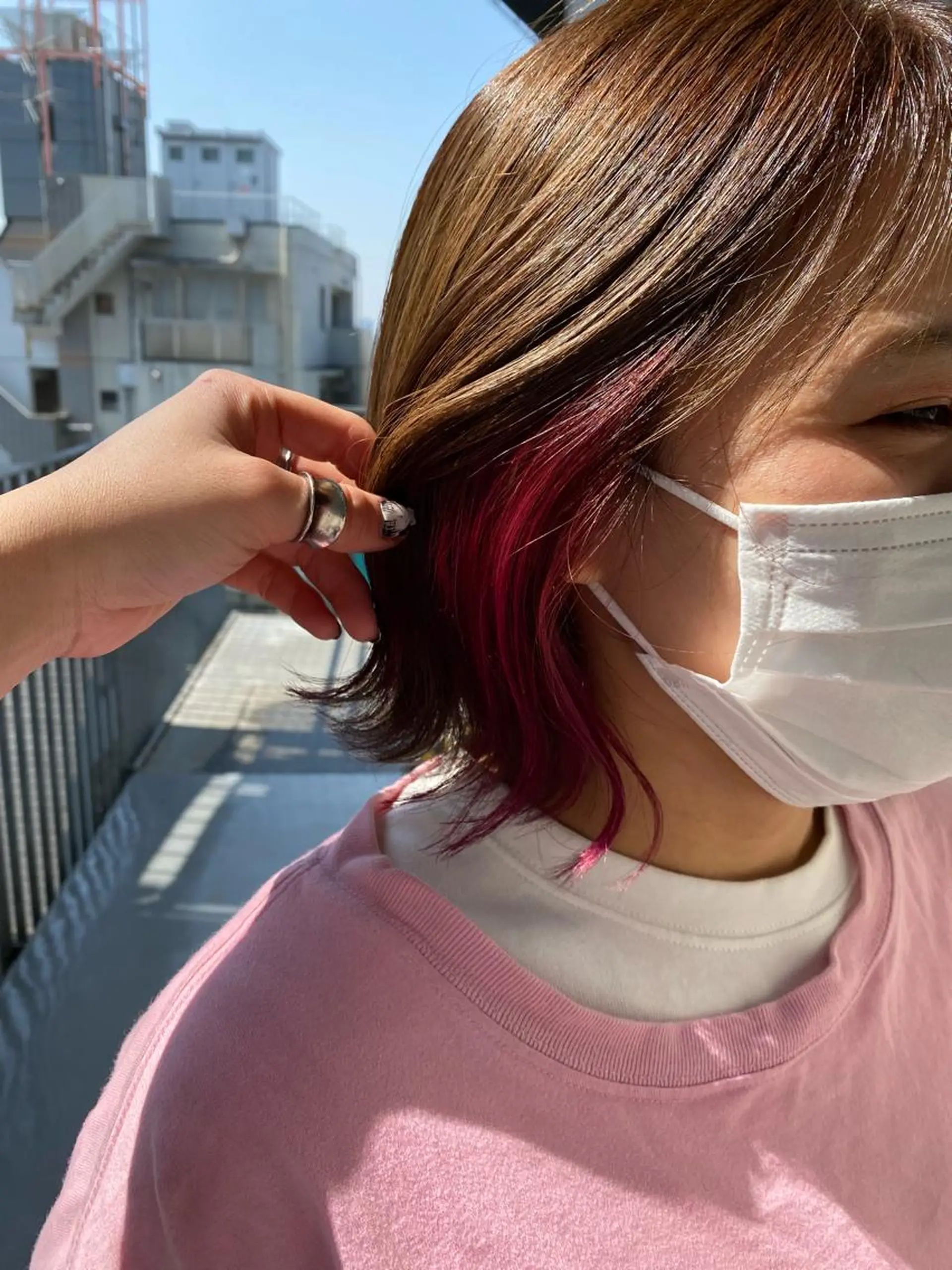 ショート カラー マツモト カラー/ショートボブのヘアスタイル