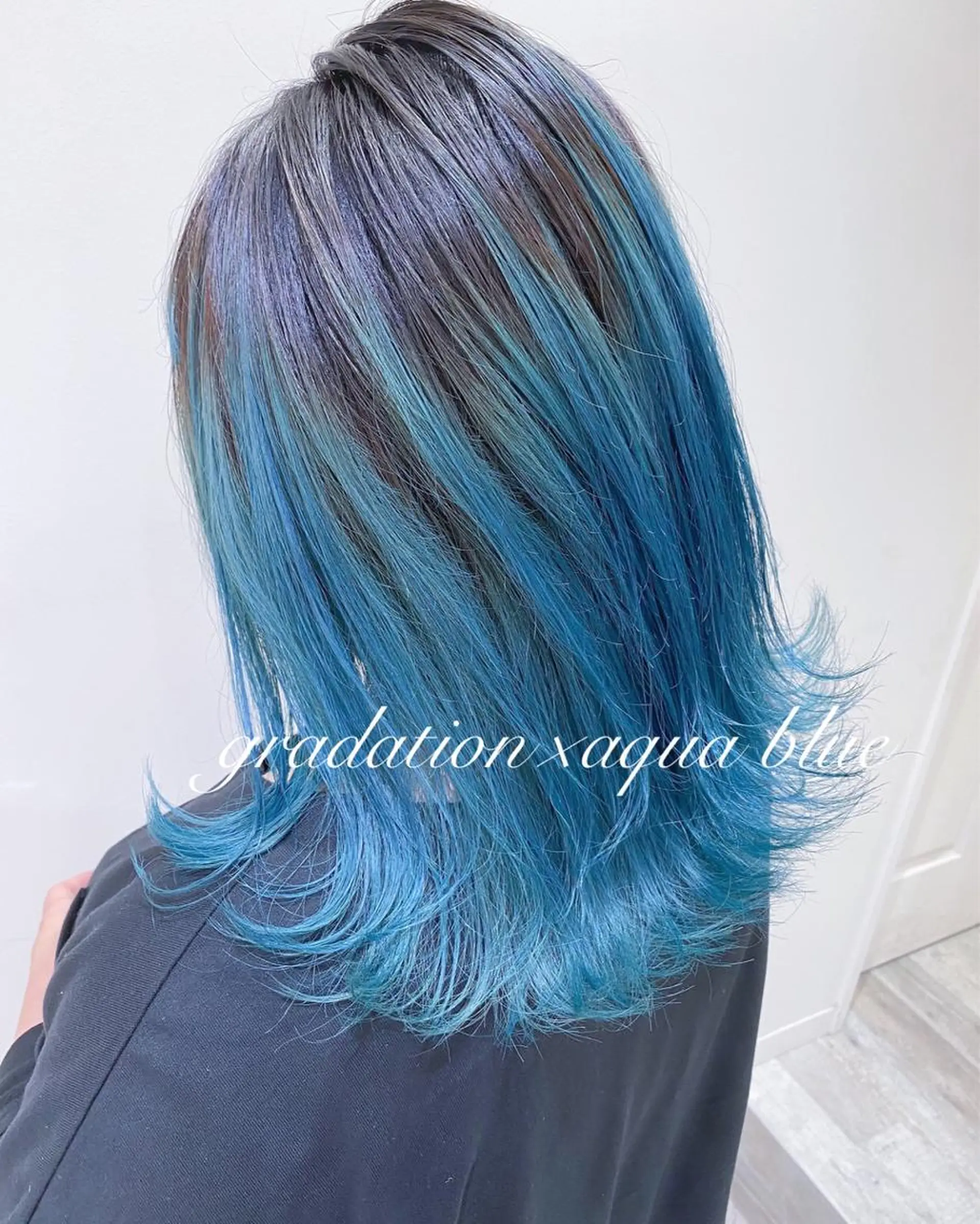 ミディアム 横浜🍒ルーツカラー エクステ／RIEのヘアスタイル