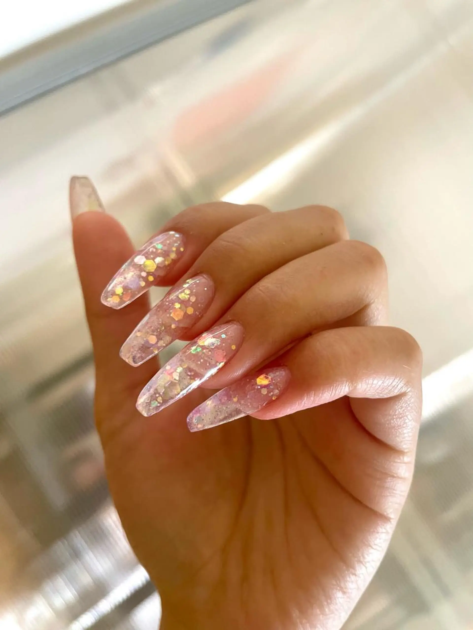 ネイル ラメ(グリッター) ハンドネイル Nail ヌシん家 AKANEのネイルデザイン