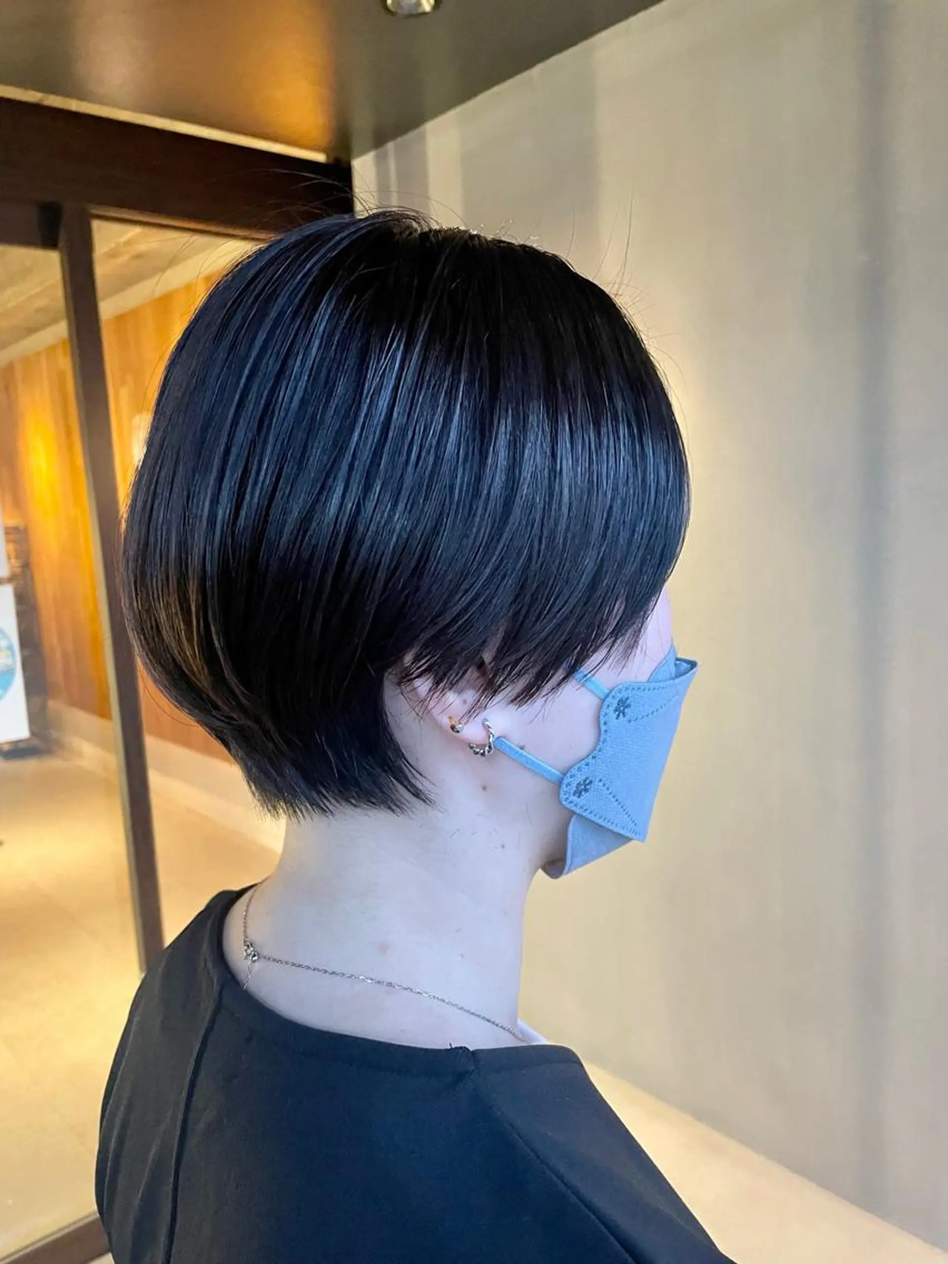 ショート ヘアカラー カットモデル募集 ロロネー三国のヘアスタイル