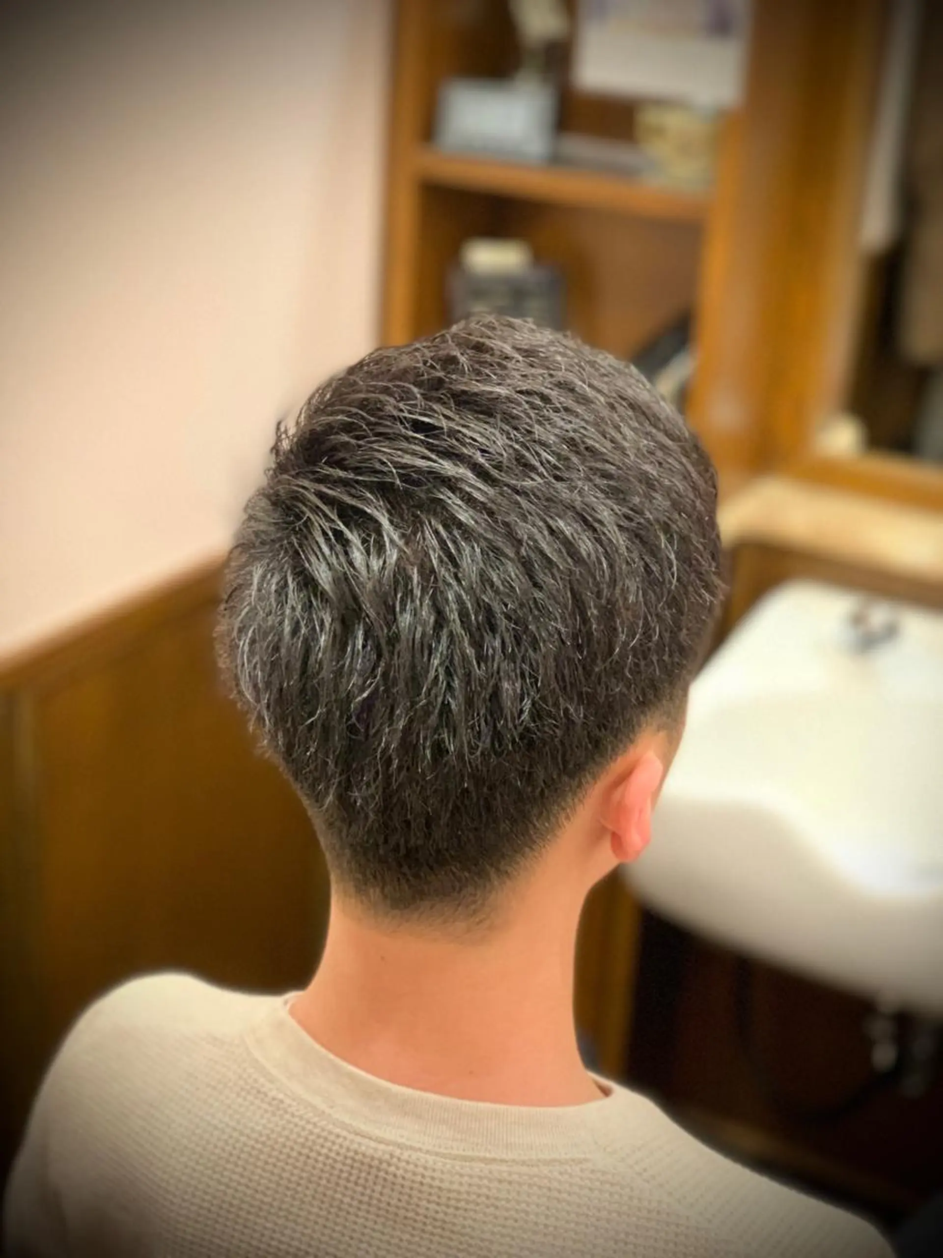 ショート HIRO銀座　バーバーショップ大宮所属・ヒロ銀座 林のヘアスタイル