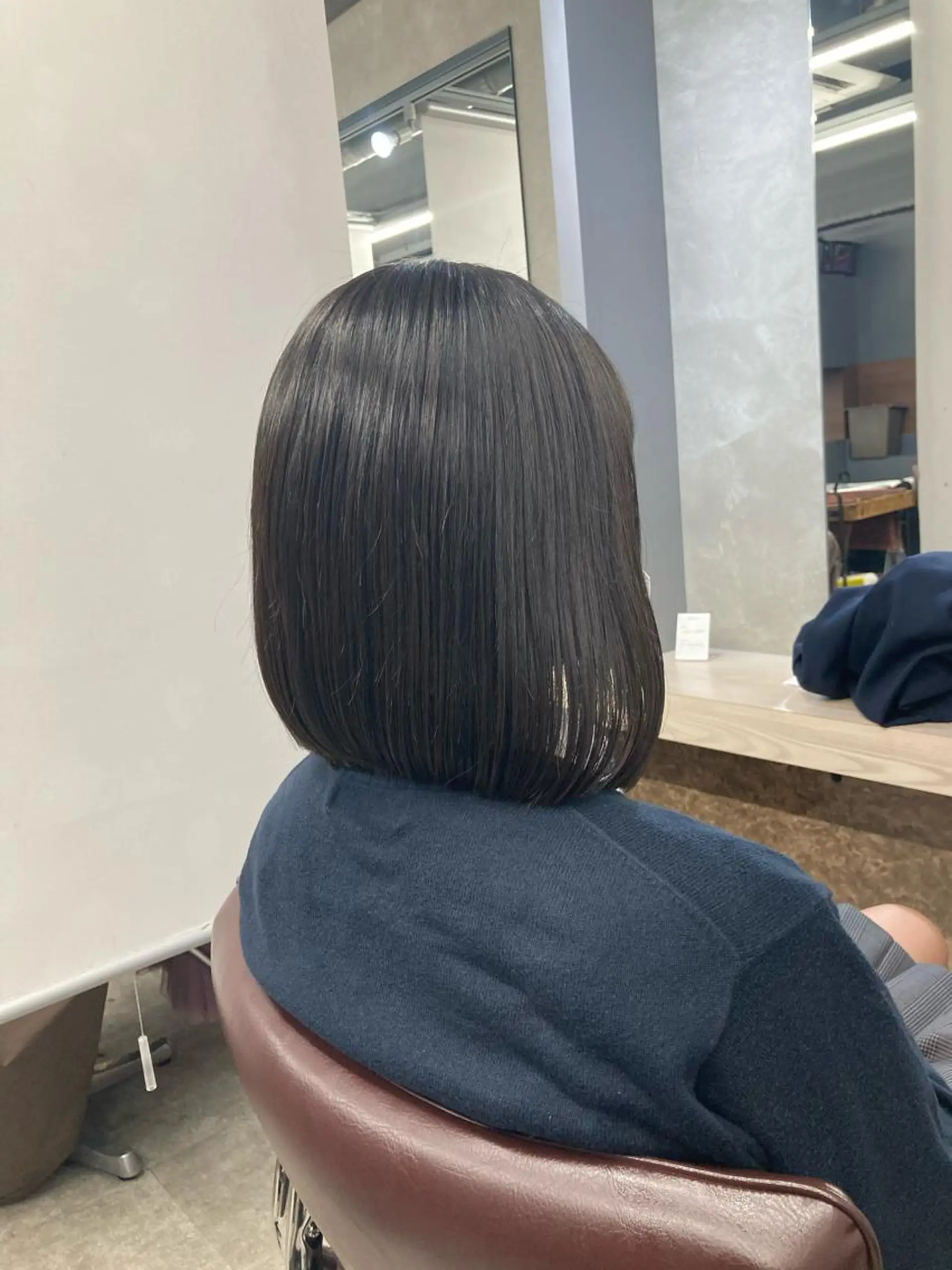 ショート 前下がりボブ ボブ カット ブリーチ&似合せボブ 田中寛十のヘアスタイル