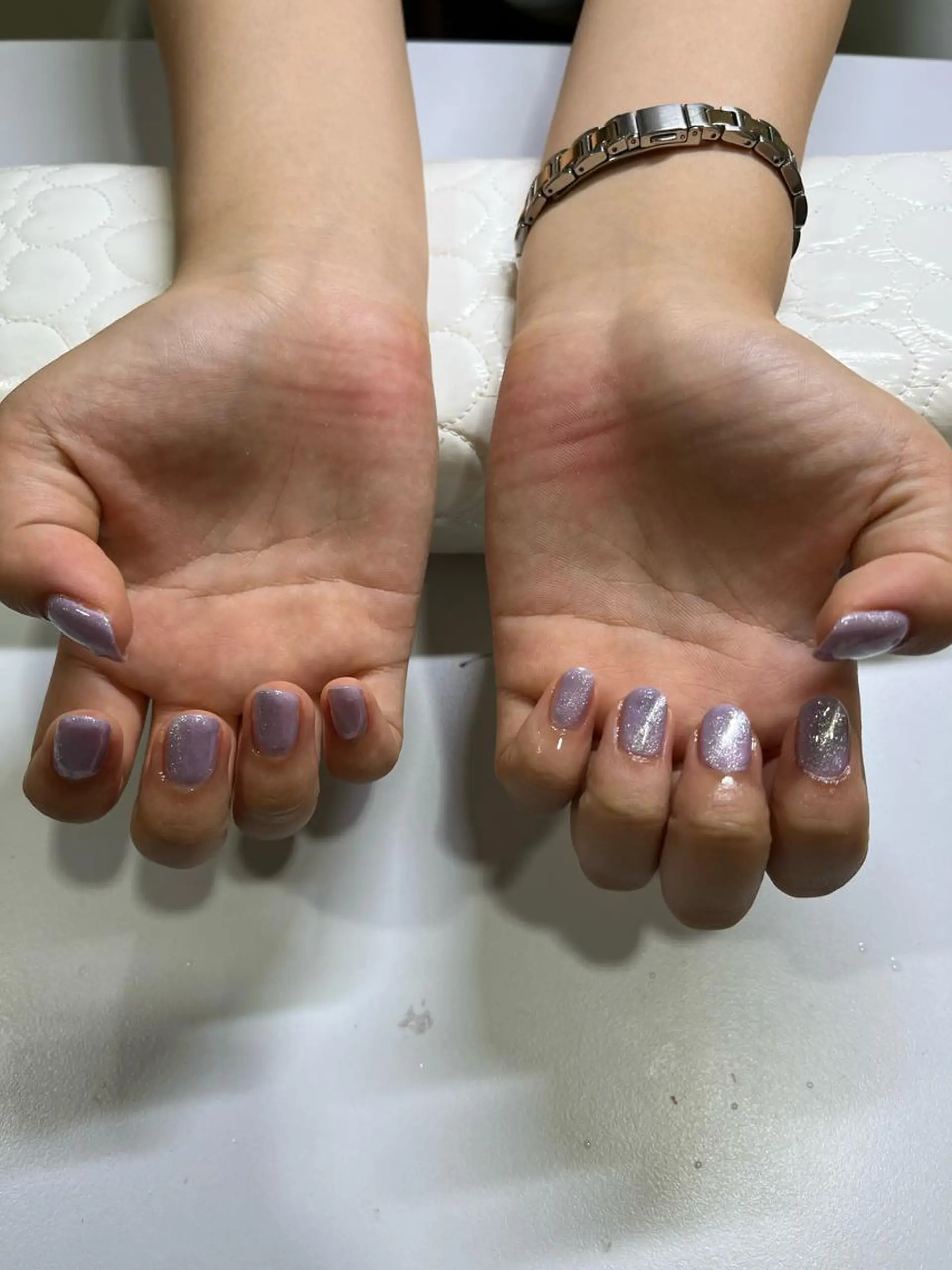 ネイル フットネイル 韓国ネイル マグネットネイル ワンカラーネイル ワンホンネイル ハンドネイル Toystage所属・toystage .nailのネイルデザイン