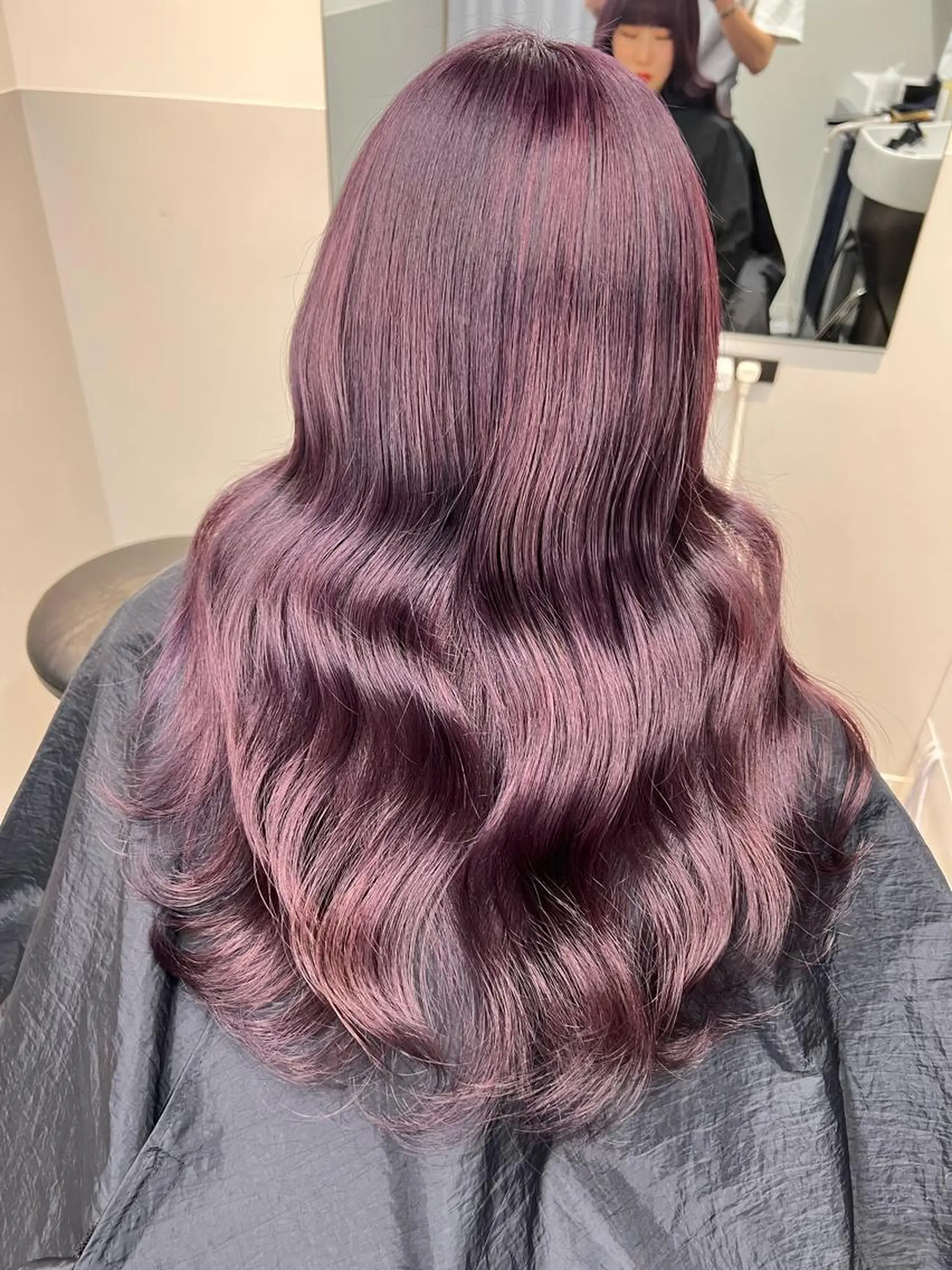 セミロング カラー カット ヘアカラー 顔まわりの神様✨ 透明感カラー藤嶋秀幸のヘアスタイル