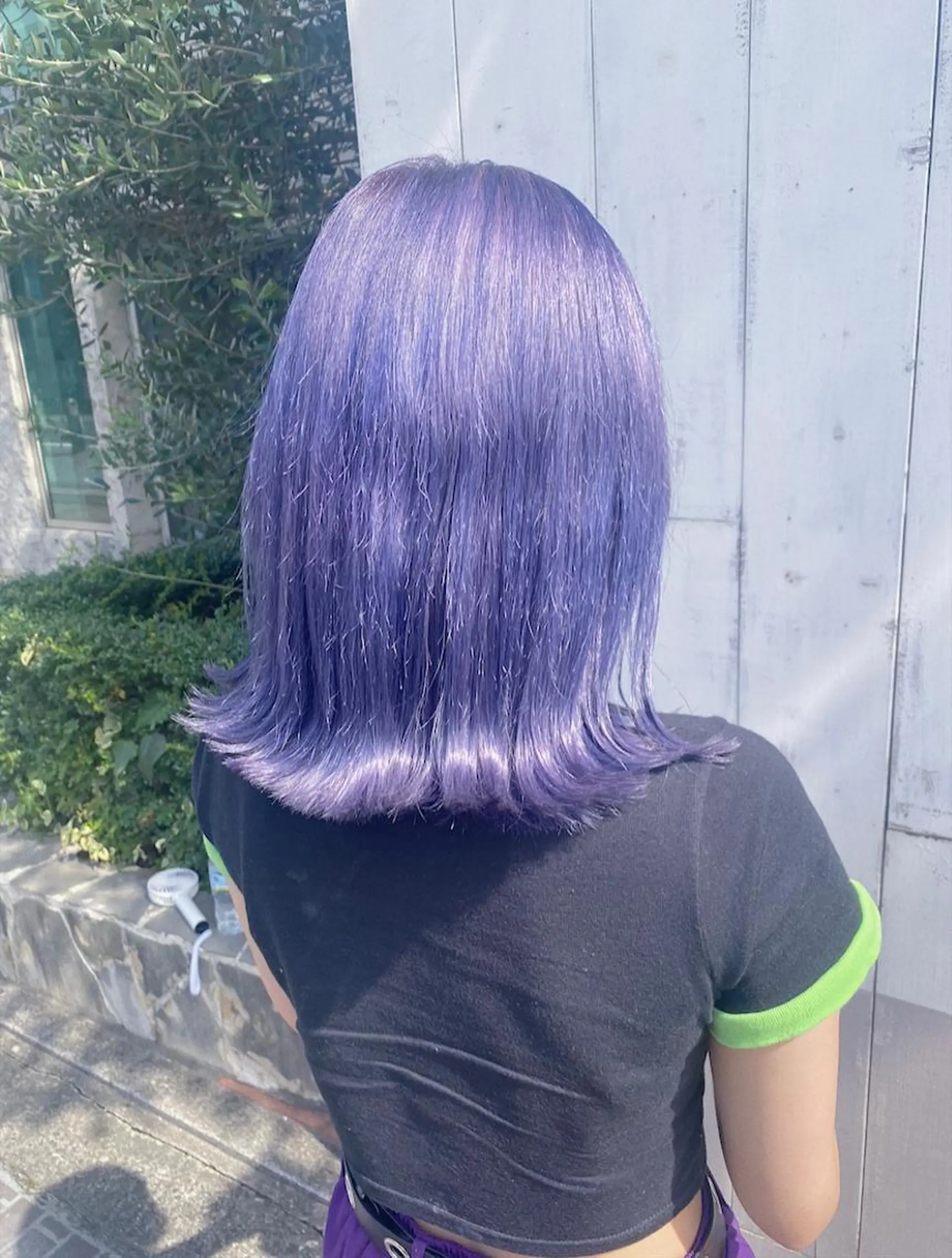 ミディアム カラー ヘアアレンジ ヘアカラー トリートメント ヘアセット 韓国レイヤーカット/ 儚げカラーチナツのヘアスタイル