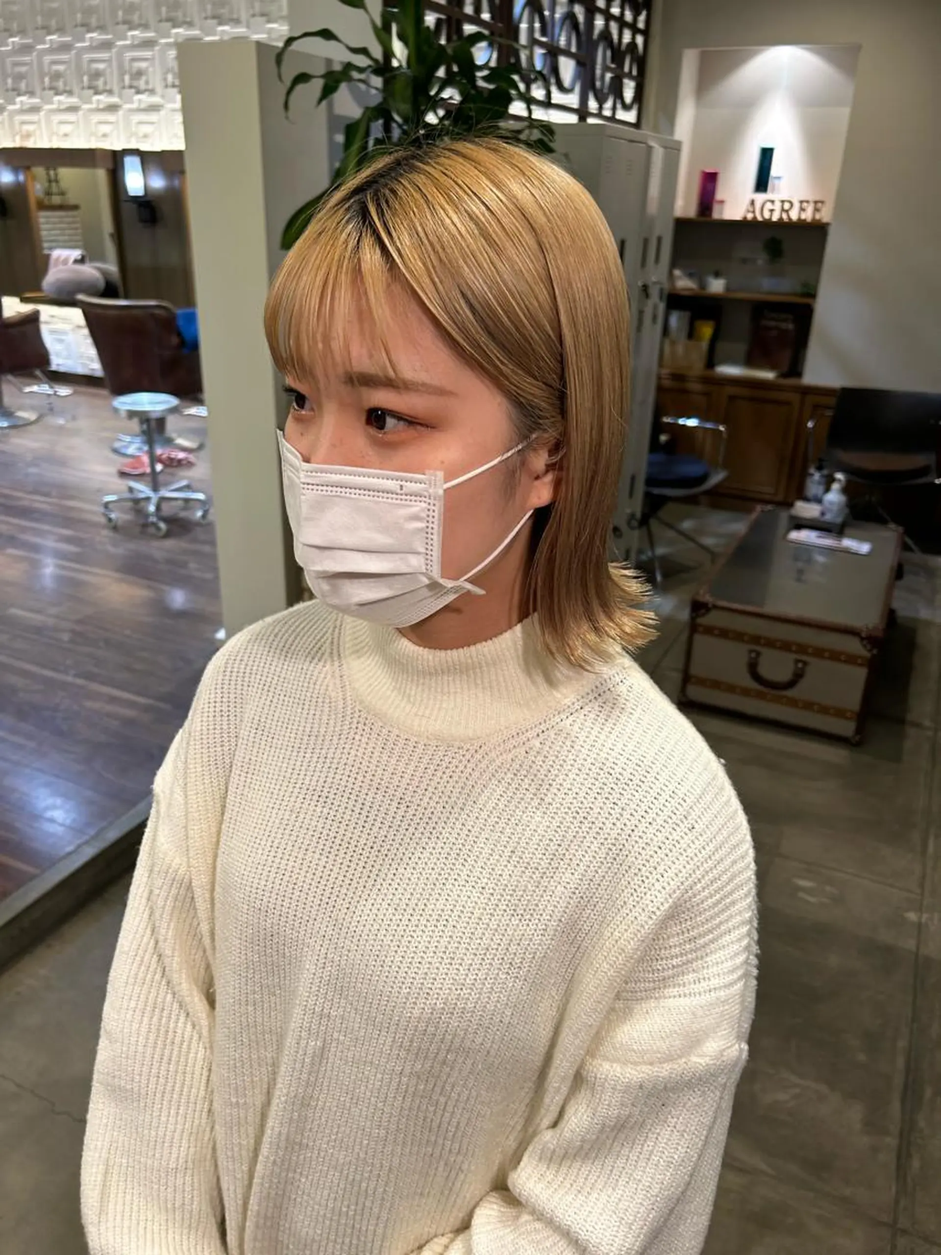 カラー AGREE Momokaのヘアスタイル