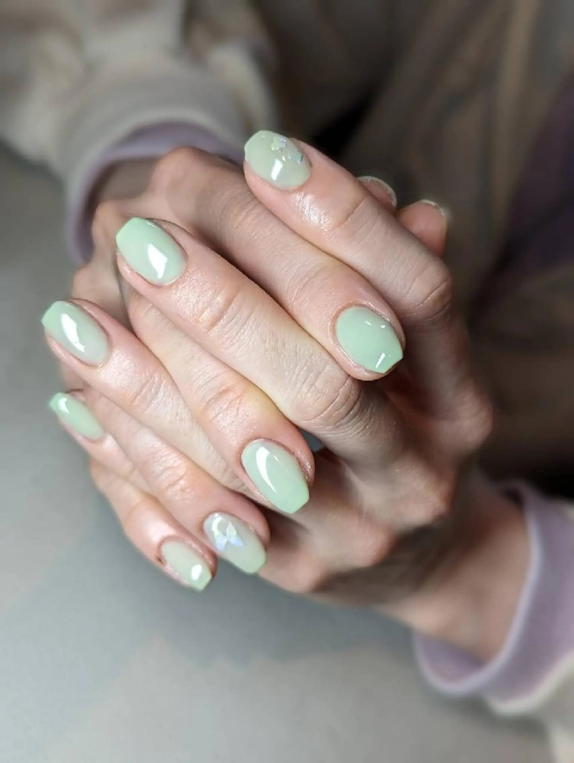 ネイル ワンカラーネイル ハンドネイル Nailsalon BEeR。のネイルデザイン