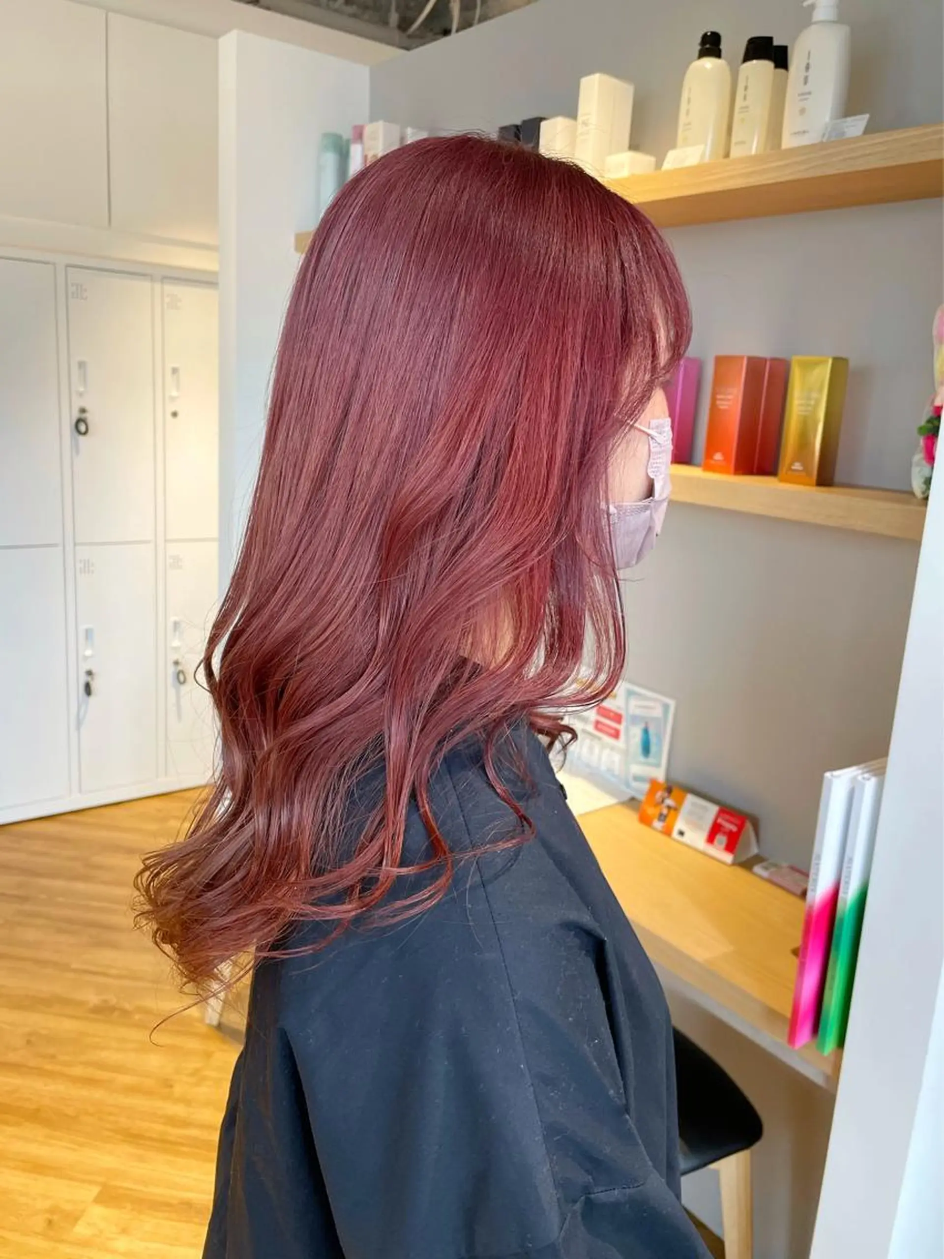 ロング カラー 杉村 未来のヘアスタイル
