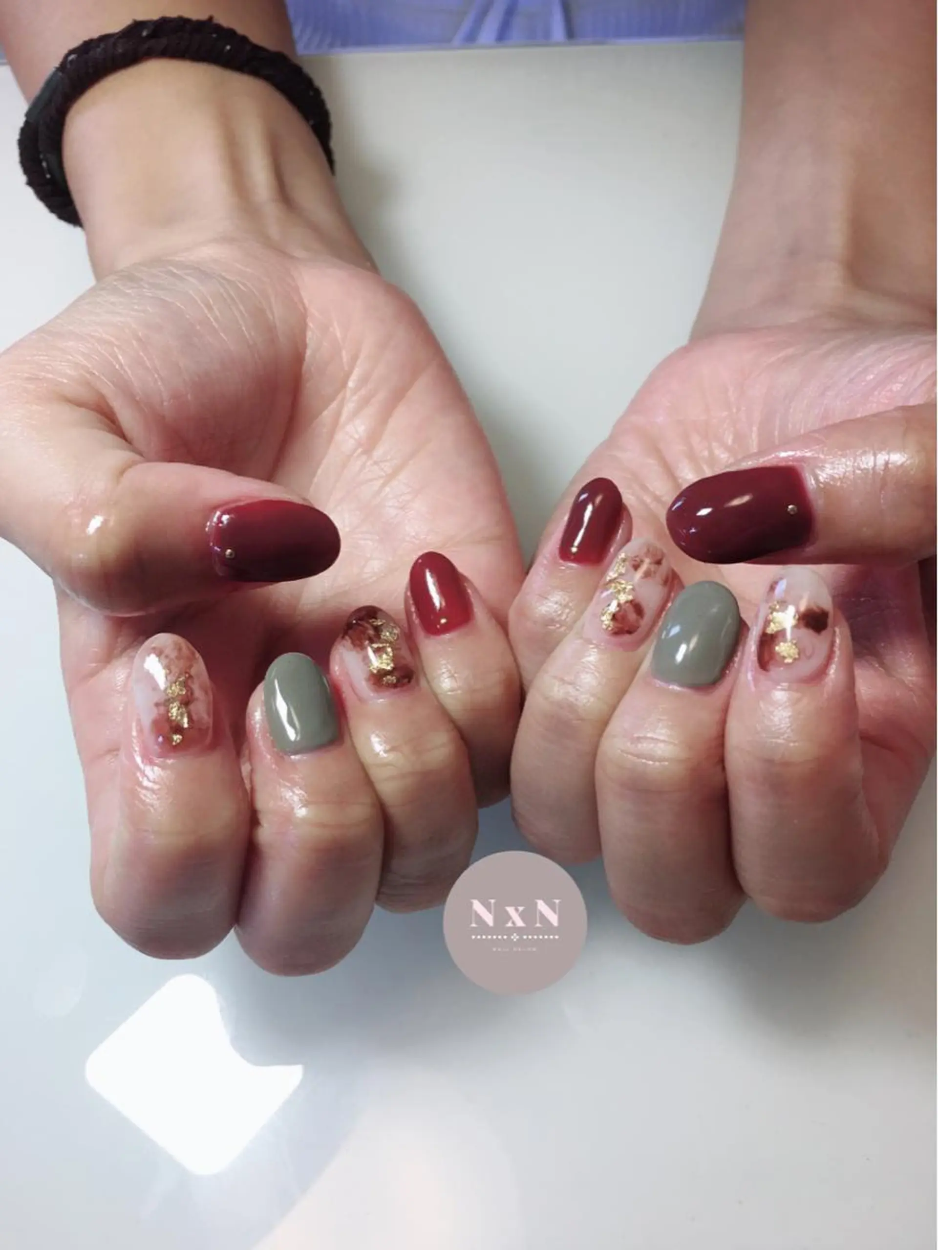 ネイル ジェルネイル ぷっくりネイル nail salon N×Nのネイルデザイン