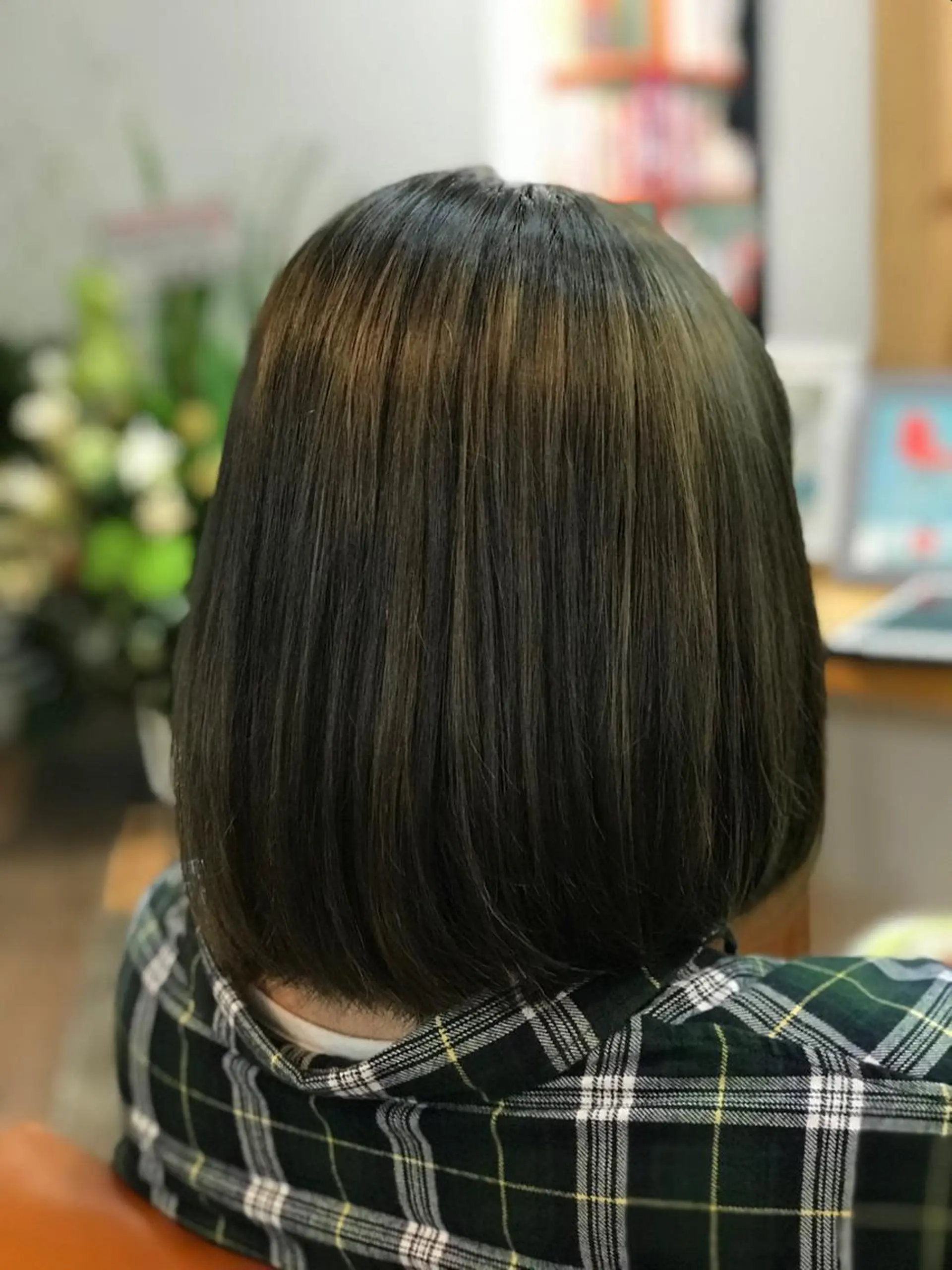 ミディアム カラー 髪質改善ayame 横山諒のヘアスタイル