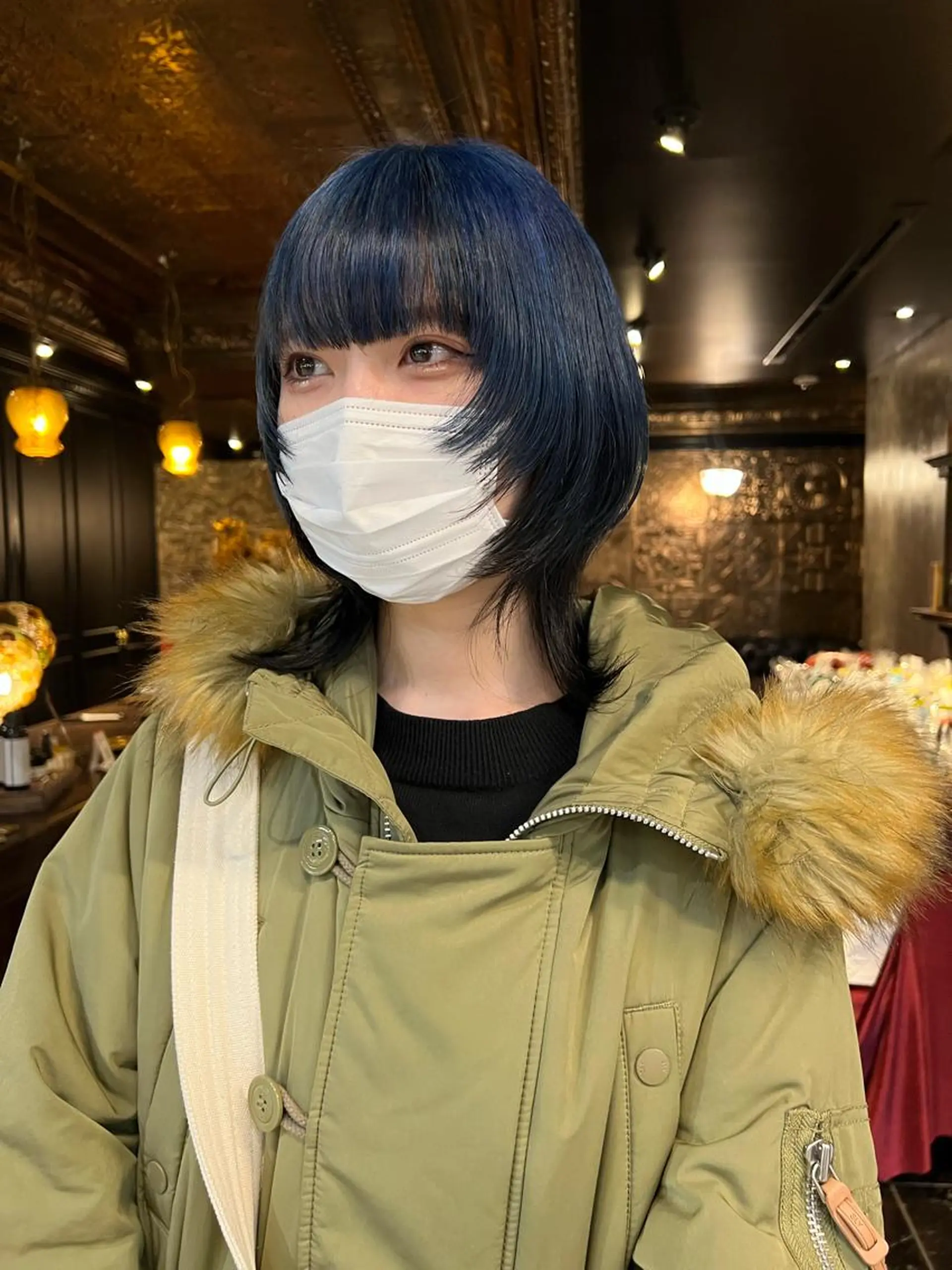 ミディアム カラー 圧倒的デザイン力 店長🎨RENAのヘアスタイル