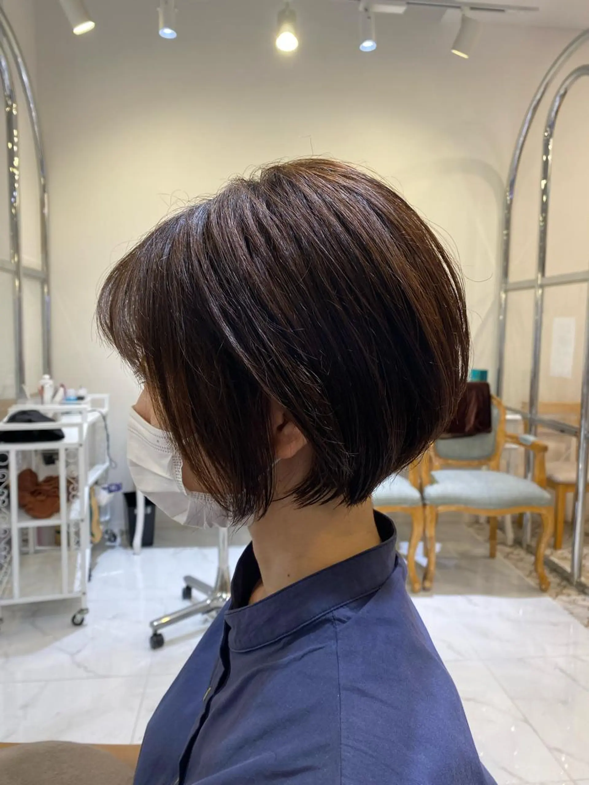 ショート カラー ショートボブ ボブ ショートヘア カット ヘアカラー 坂井 茅聖のヘアスタイル