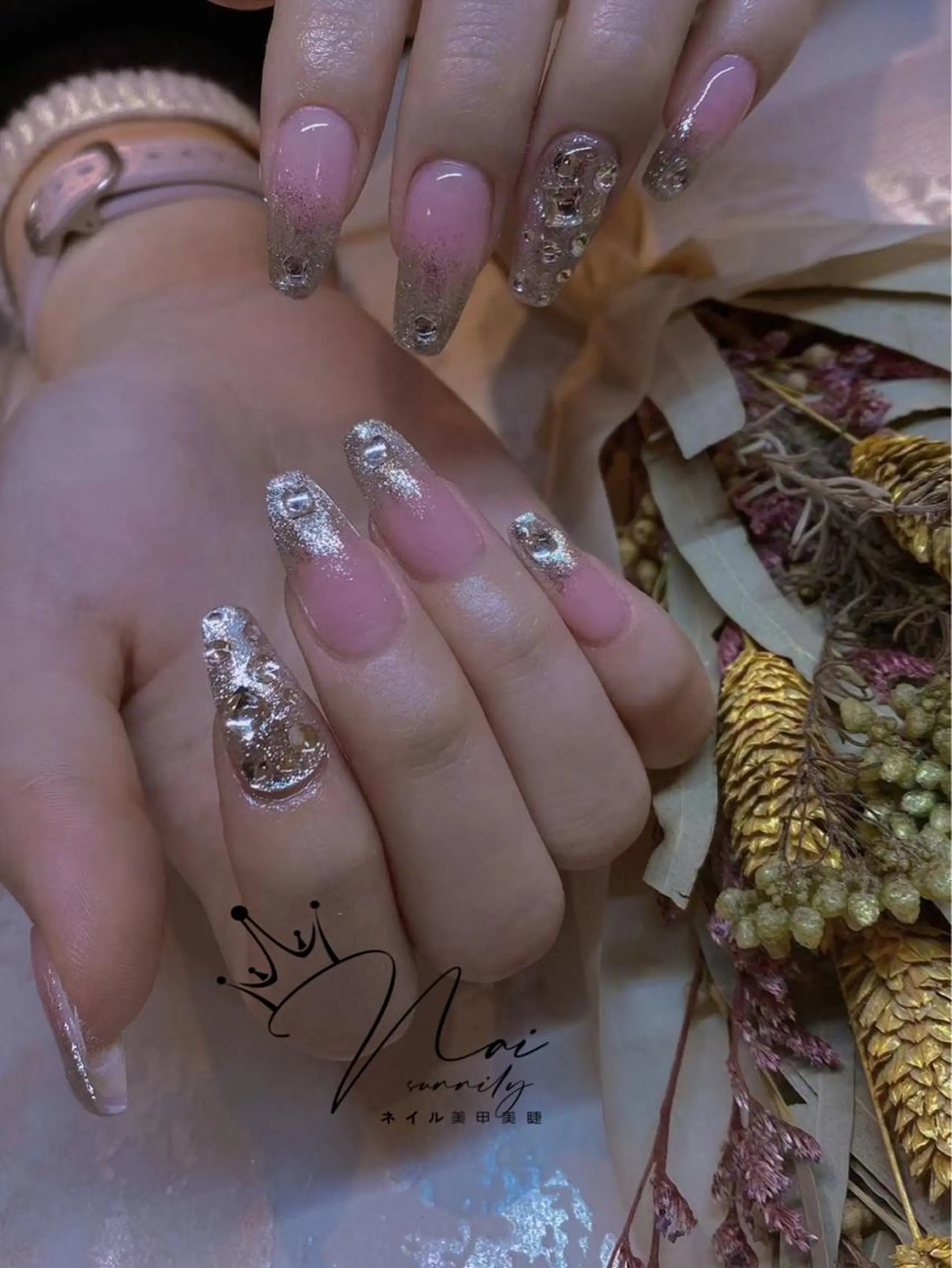 ネイル 長さだし専門店 M2　rikaのネイルデザイン