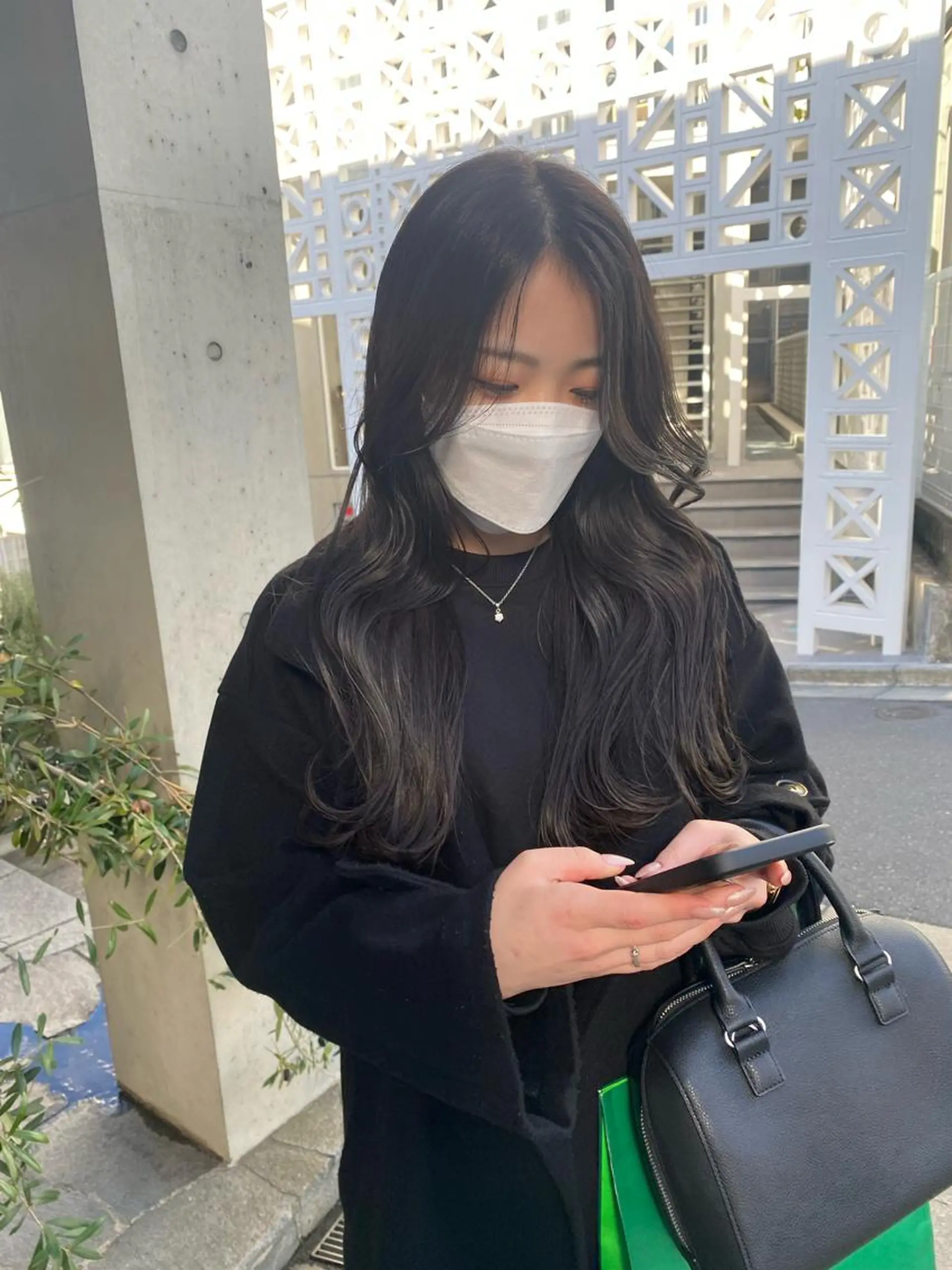 ロング カラー ヘアアレンジ ブリーチ 透明感カラー グレージュ ブリーチなしカラー レイヤー🌟艶カラー 🕊まやのヘアスタイル