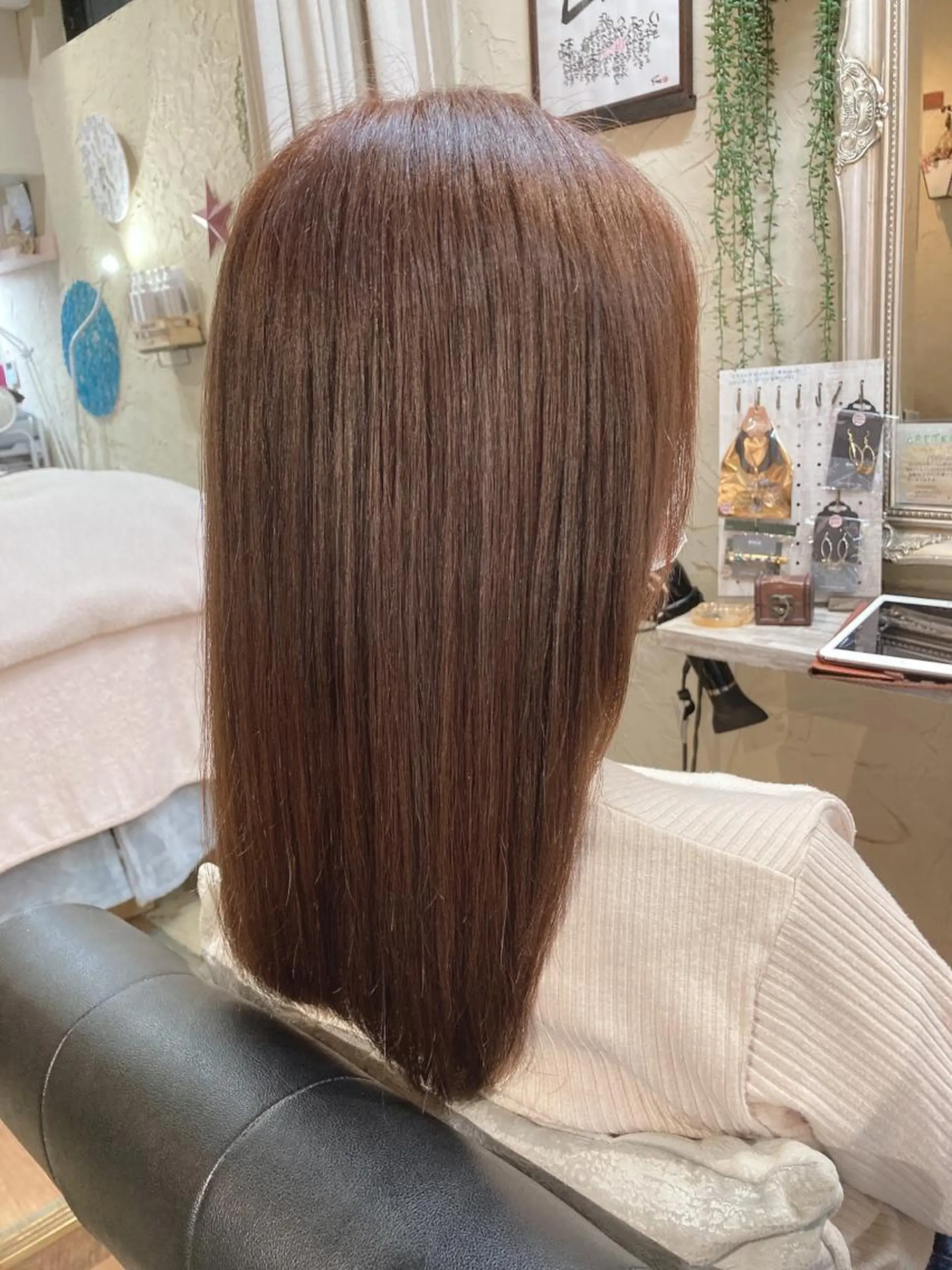 ロング カット ヘアカラー 縮毛矯正 トリートメント 🌈２０年目突入🎉 山口のヘアスタイル