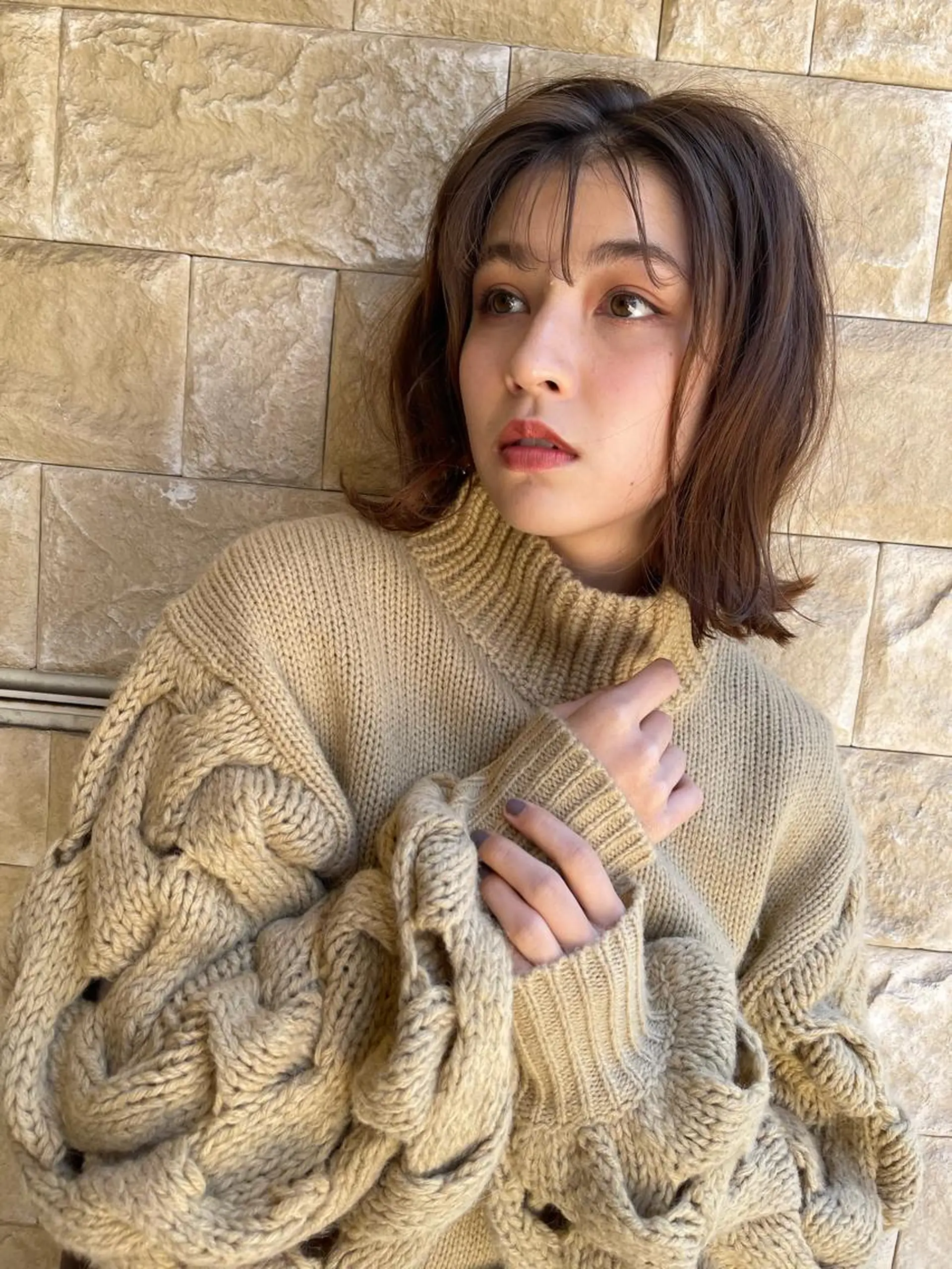 ミディアム カラー バレイヤージュ ブリーチ ダブルカラー ハイライトカラー イルミナカラー カット ヘアカラー トリートメント ショート/ボブ オオタダイスケのヘアスタイル