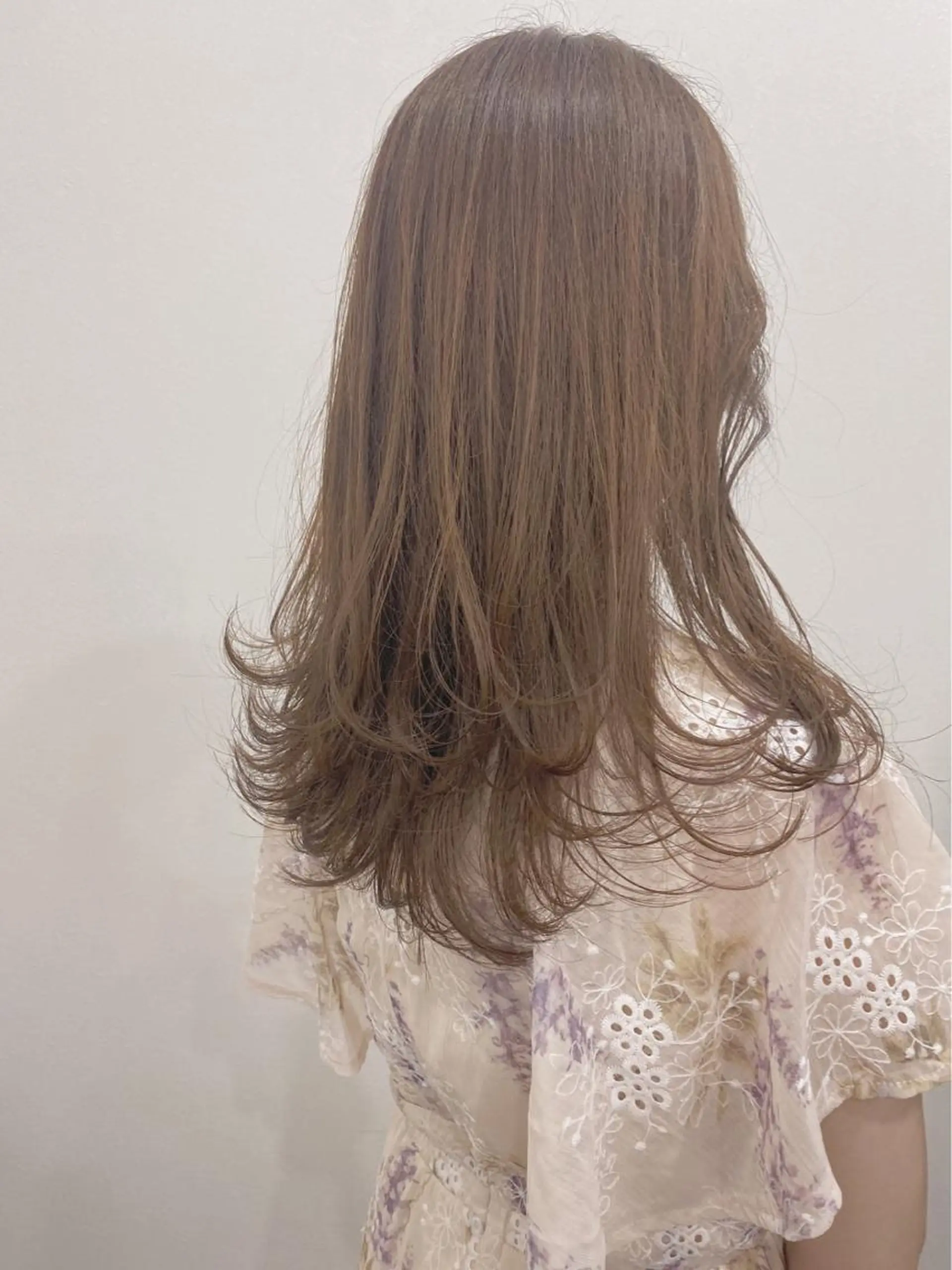 ロング レイヤーカット 顔周り🇰🇷韓国 レイヤー/モエのヘアスタイル