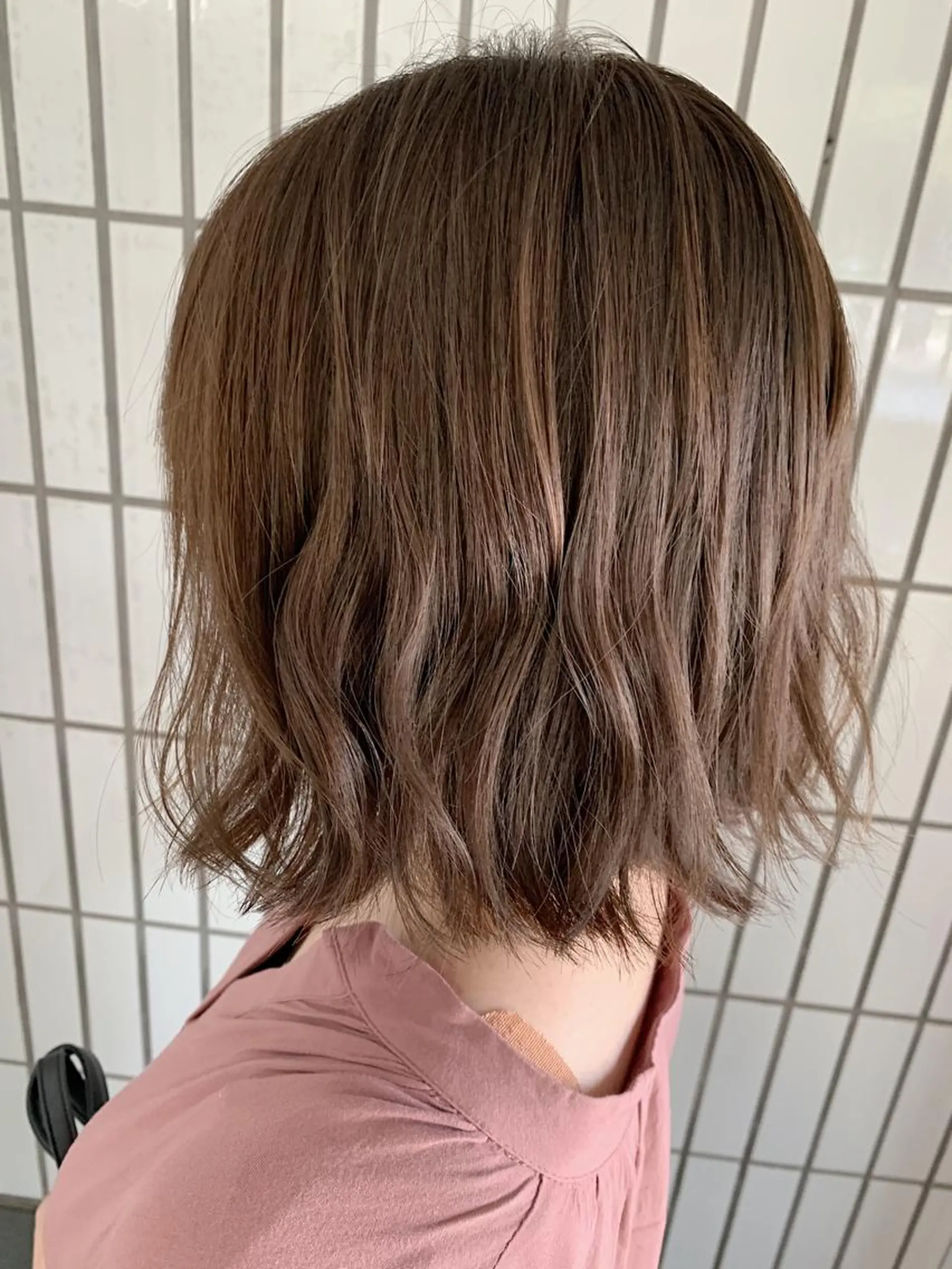 ミディアム カラー ハットリ /北習志野のヘアスタイル